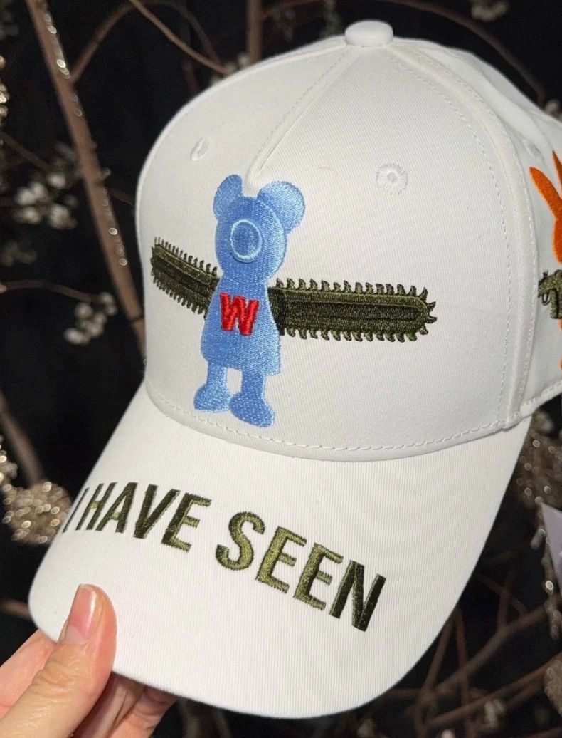 Walter Van Beirendonck walter van beirendonck SS25 Bear hat, white Size ONE SIZE - 1 Thumbnail