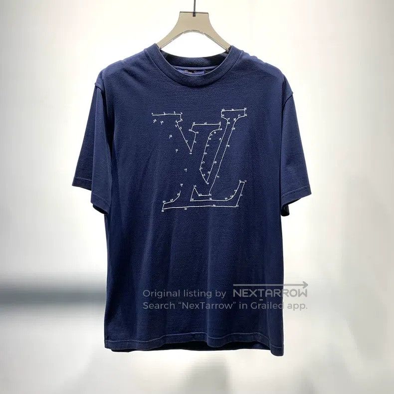 Louis Vuitton Louis Vuitton Large size Lianliankan embroidered short sle Size US XL / EU 56 / 4 - 1 Thumbnail