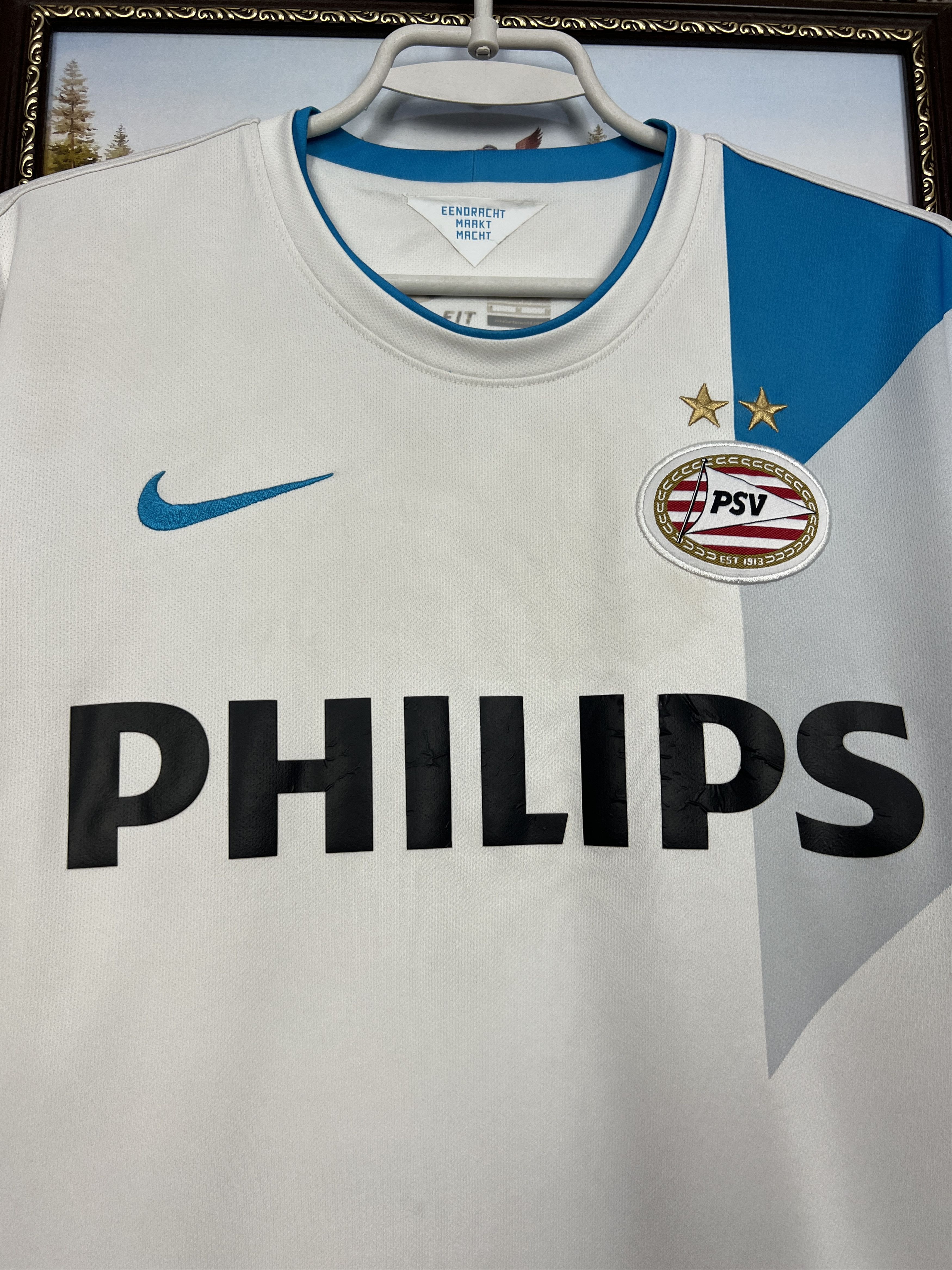 Nike PSV Eindhoven Away football shirt 2014 Nike #9 De Jong Size US M / EU 48-50 / 2 - 6 Thumbnail
