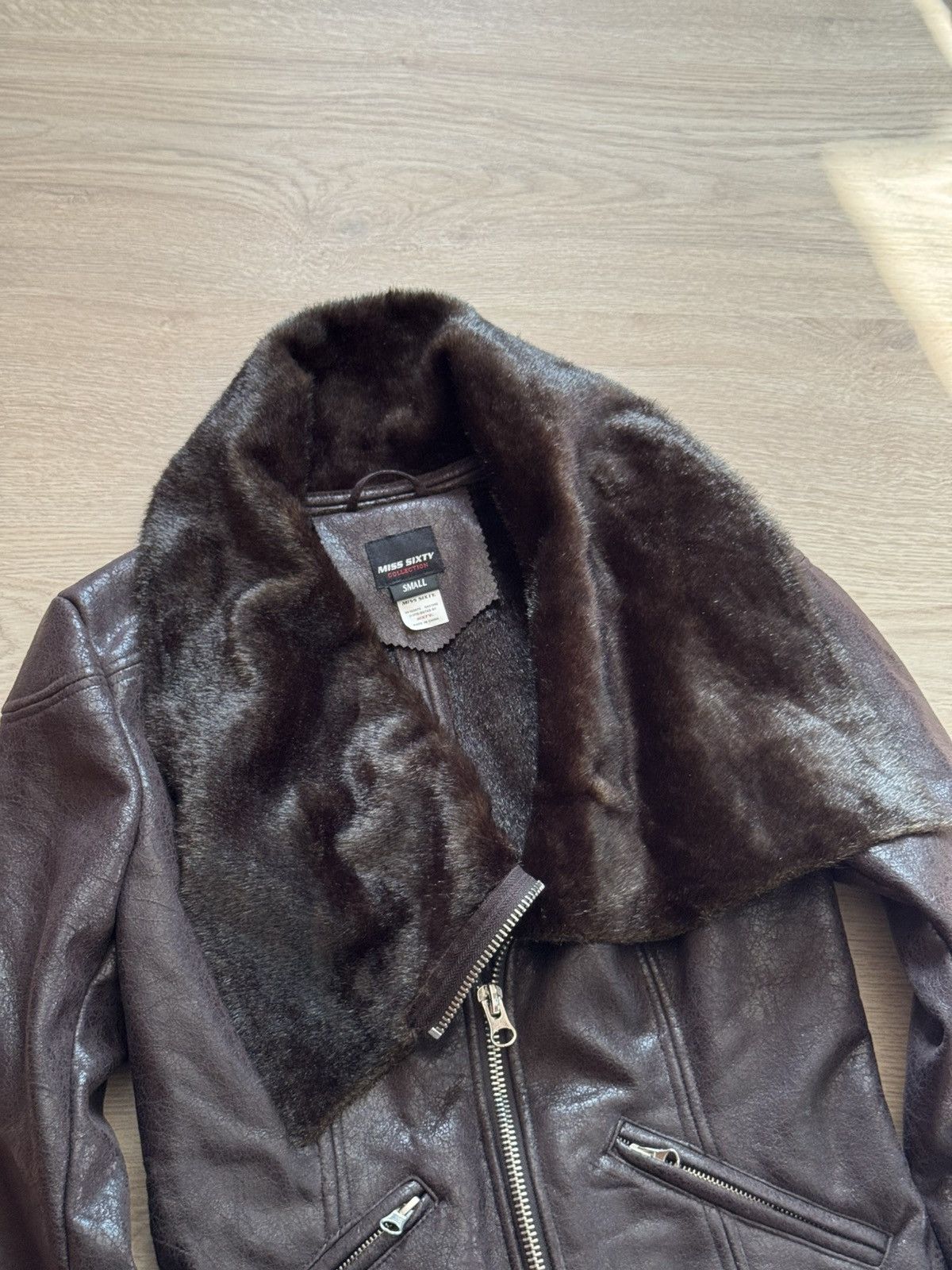 Miss Sixty Vintage 00’s Miss Sixty y2k Brown Women’s Jacket Size S / US 4 / IT 40 - 2 Thumbnail