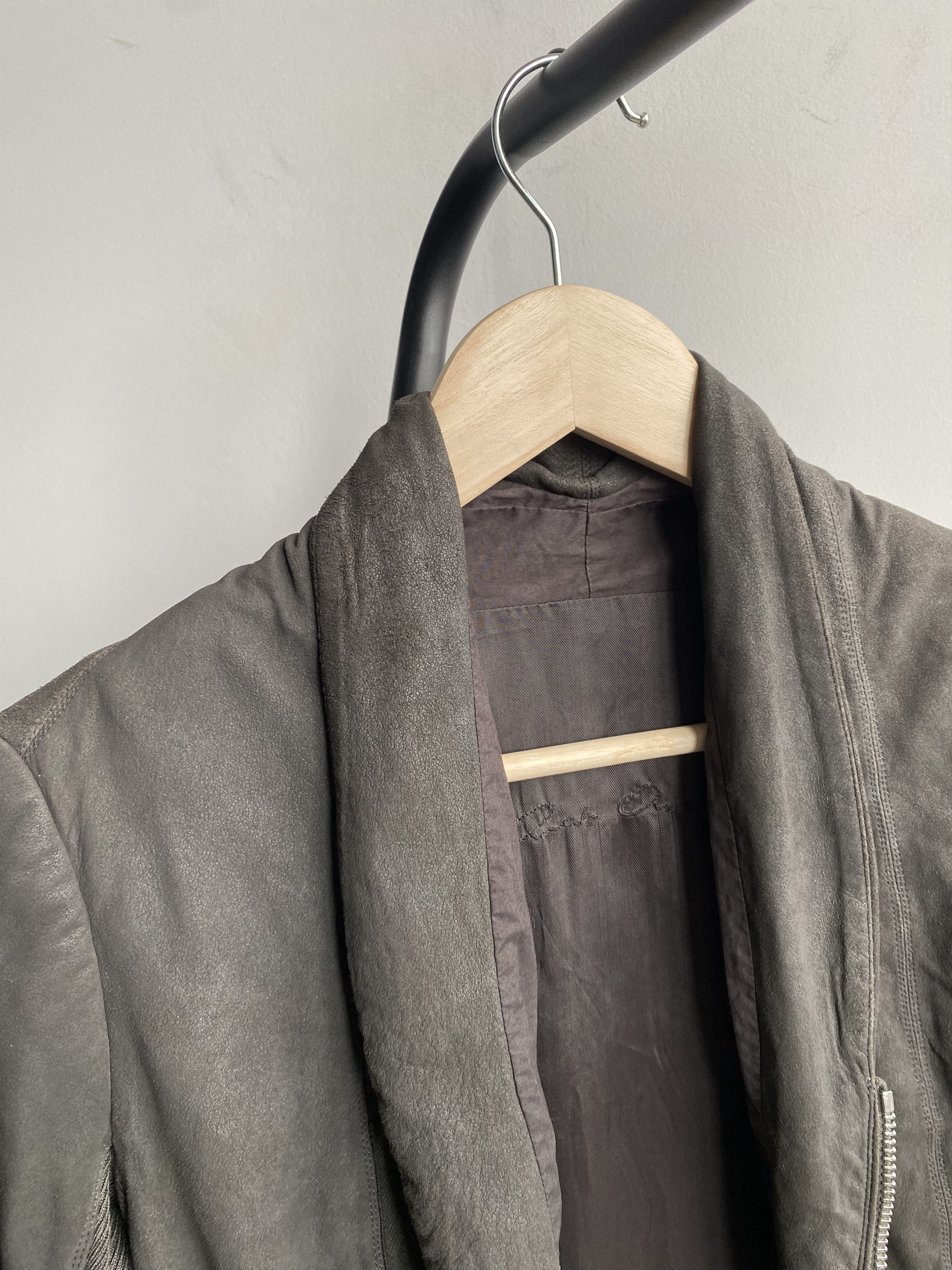 Rick Owens Rick Owens Princess Shawl-Collar Leather DRKSHDW UK10 / US8 Size L / US 10 / IT 46 - 2 Thumbnail