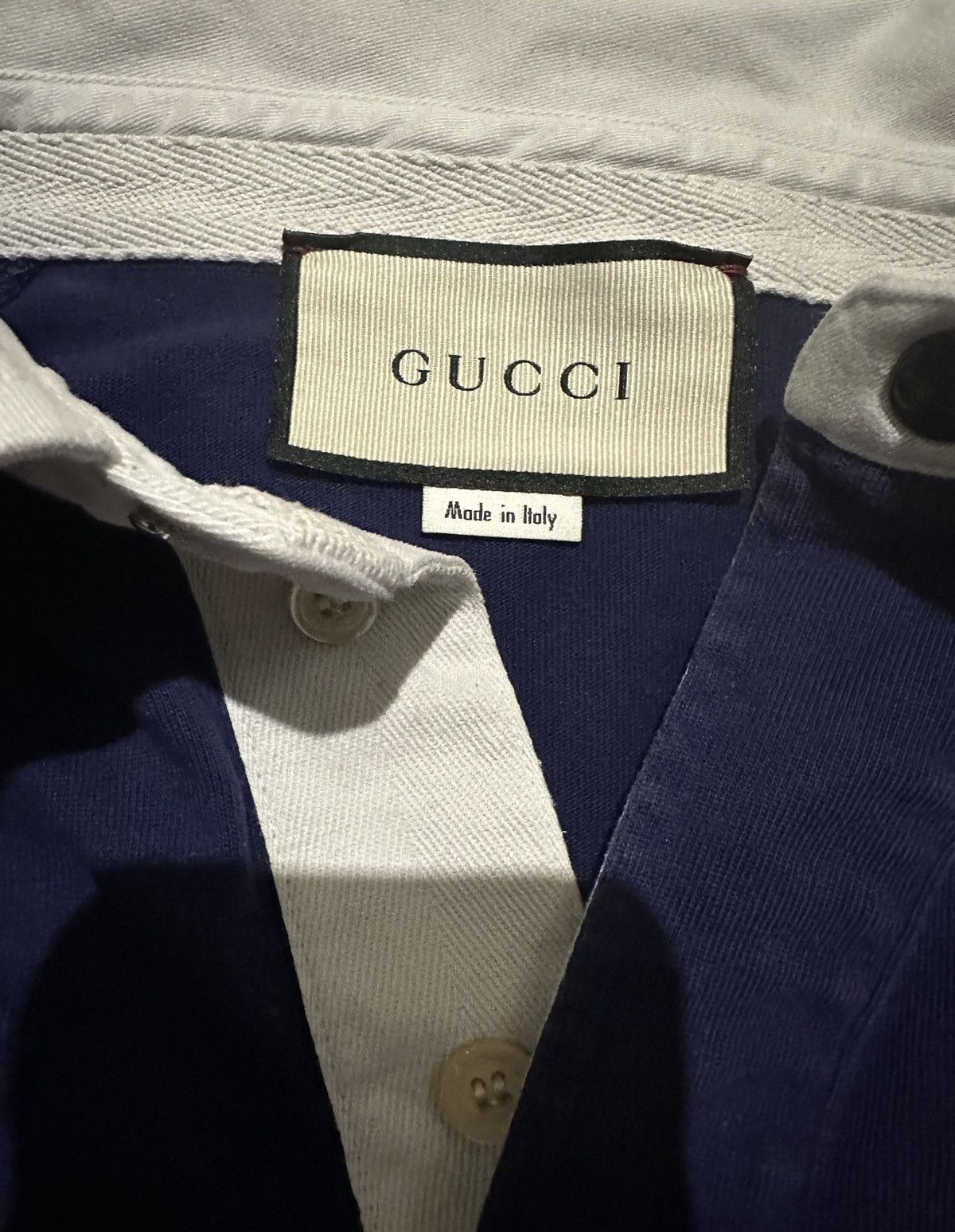 Gucci GUCCI Rugby Logo Longsleeve Polo Shirt Demna Tom Ford Runway Size US M / EU 48-50 / 2 - 6 Thumbnail