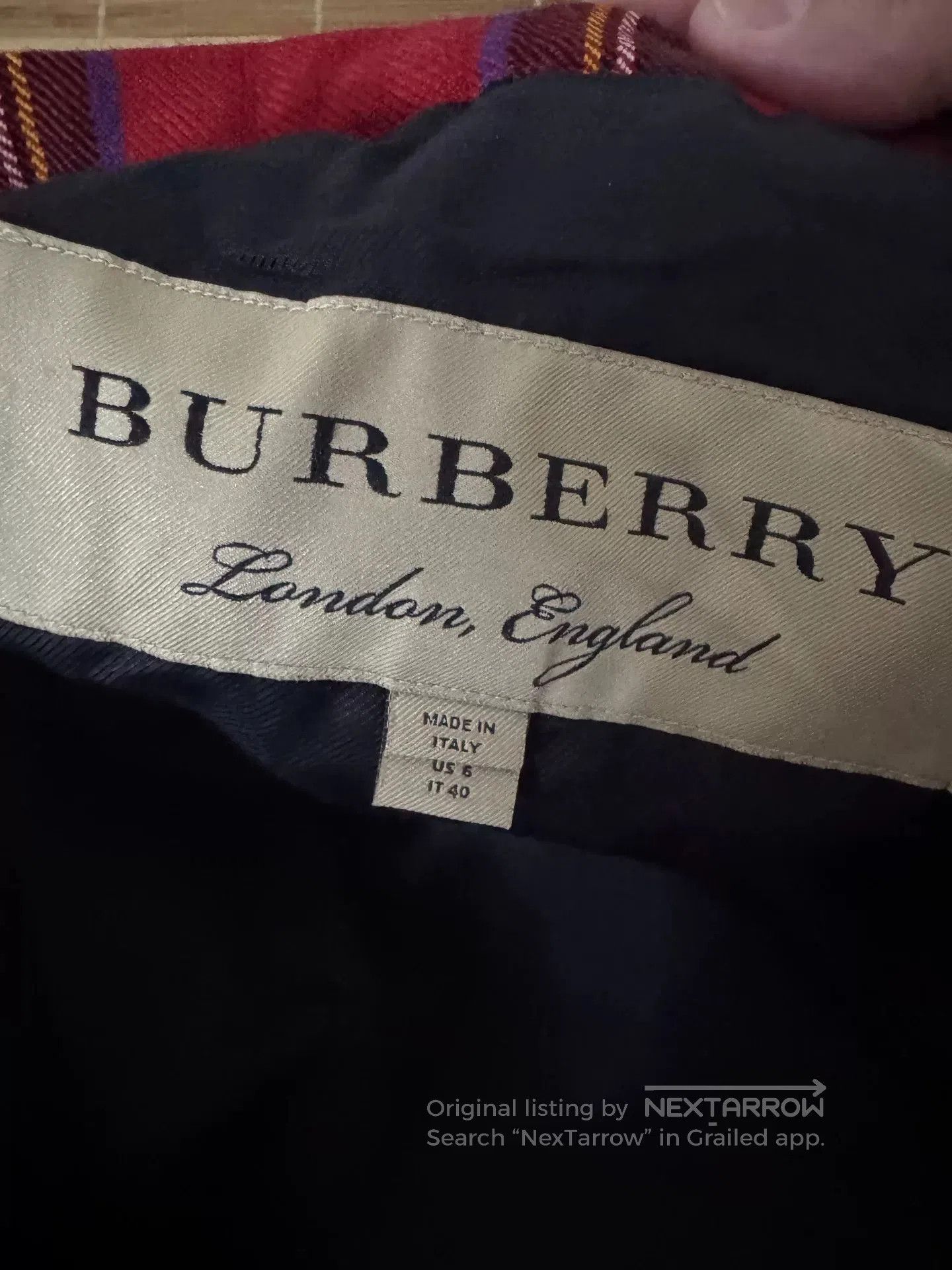 Burberry burberry check wool mini skirt. Size 26" / US 2 / IT 38 - 4 Thumbnail