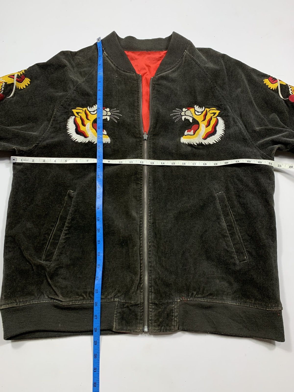 Avirex Rare Avirex Velvet Souvenir Jacket Reversible Size US XL / EU 56 / 4 - 8 Thumbnail