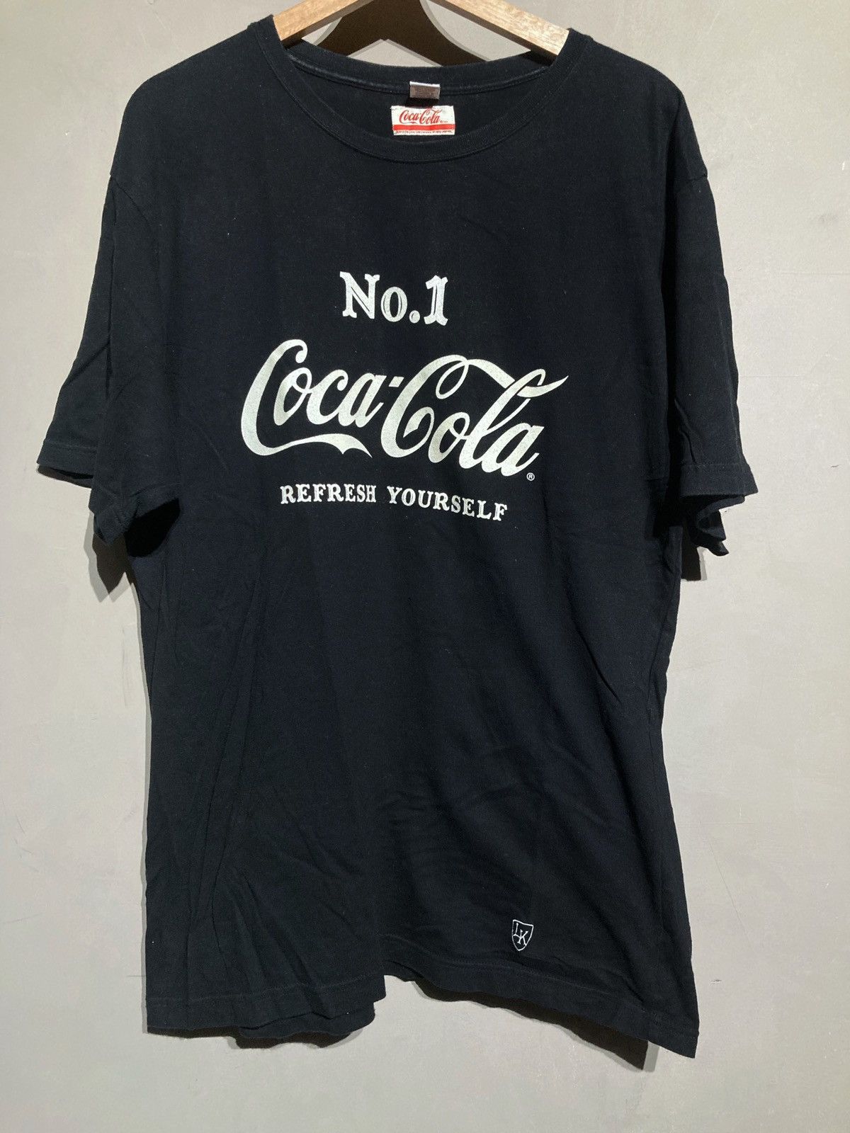 image of Japan Nbhd Luker Property Coca Cola Tee Shirt X Large in Black, Men's
