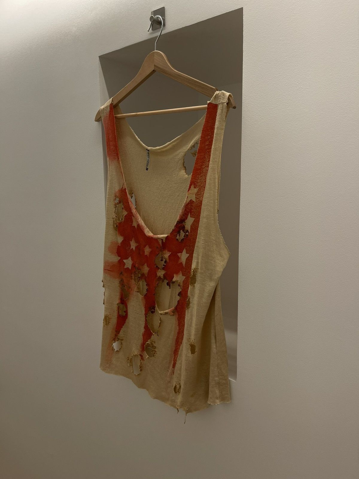Balmain Balmain SS11 American Flag Decarnin Tank Top | Grailed