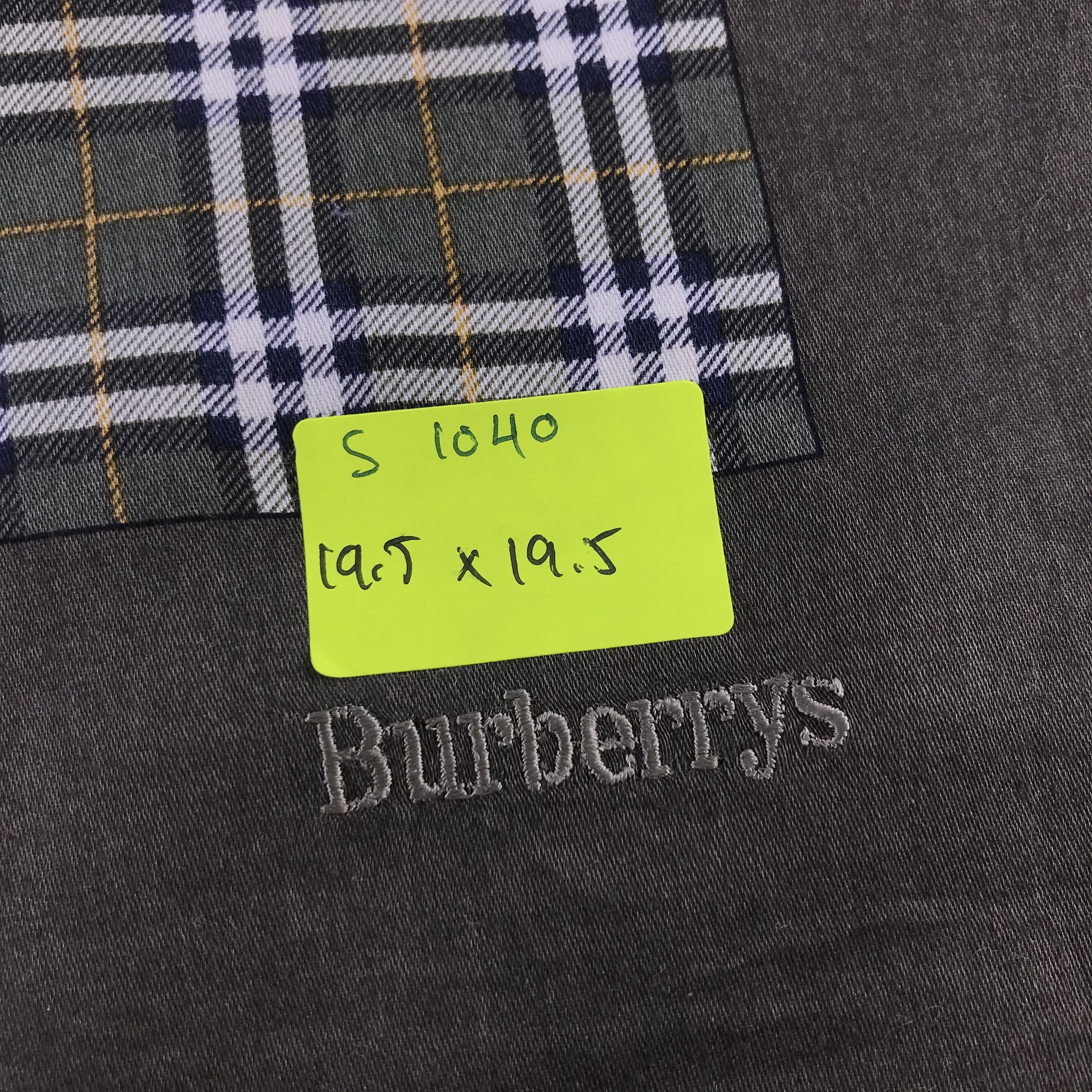 Burberry × Vintage Burberry Bandana / Handkerchief / Neckerchief - S1040 Size ONE SIZE - 5 Thumbnail
