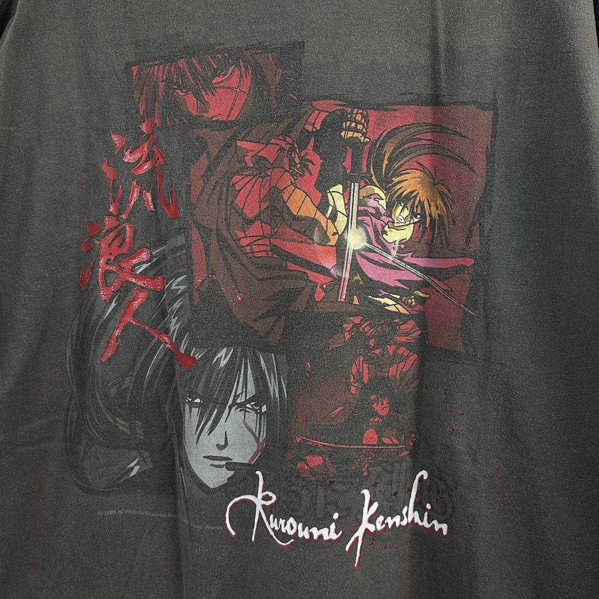 Vintage Vintage Rurouni Kenshin Anime T Shirt Shishio Makoto ODM Size US XL / EU 56 / 4 - 1 Thumbnail