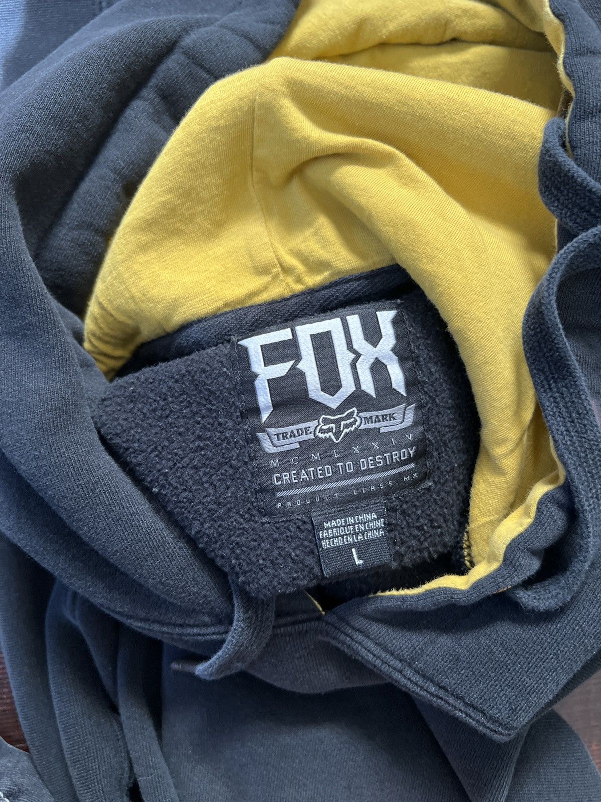 Fox Racing Super rare vintage fox hoodie Size US L / EU 52-54 / 3 - 3 Thumbnail