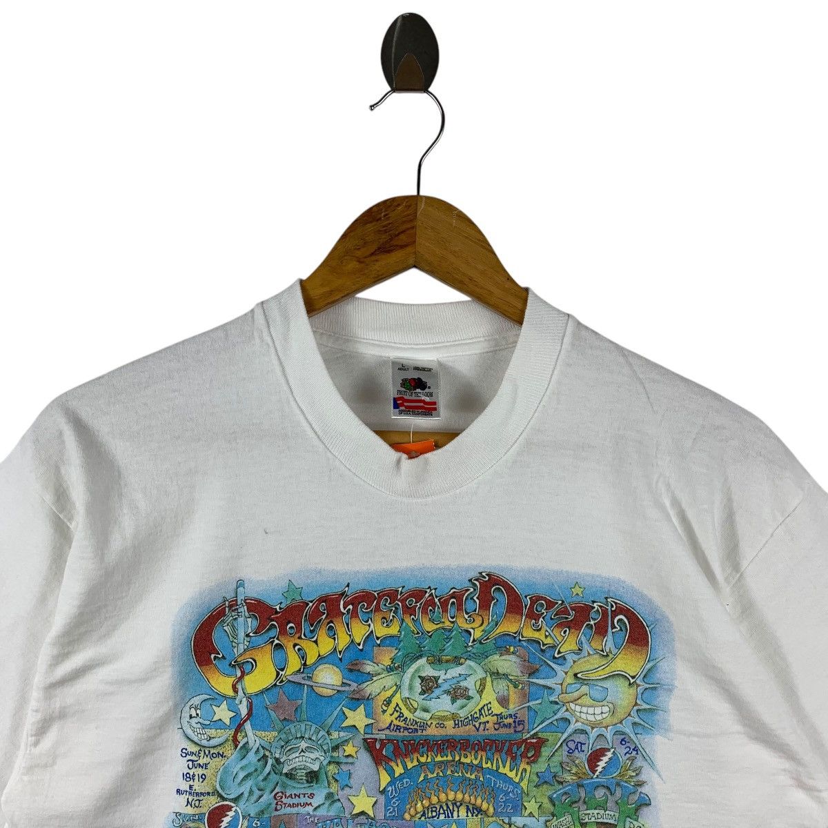 Band Tees Vintage 90s GRATEFUL DEAD 1995 summer tour band tees Size US L / EU 52-54 / 3 - 2 Thumbnail