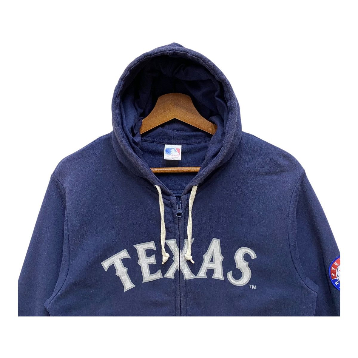 MLB Taxes Rangers MLB Zip Up Hoodie Blue Medium Size Size US M / EU 48-50 / 2 - 2 Thumbnail
