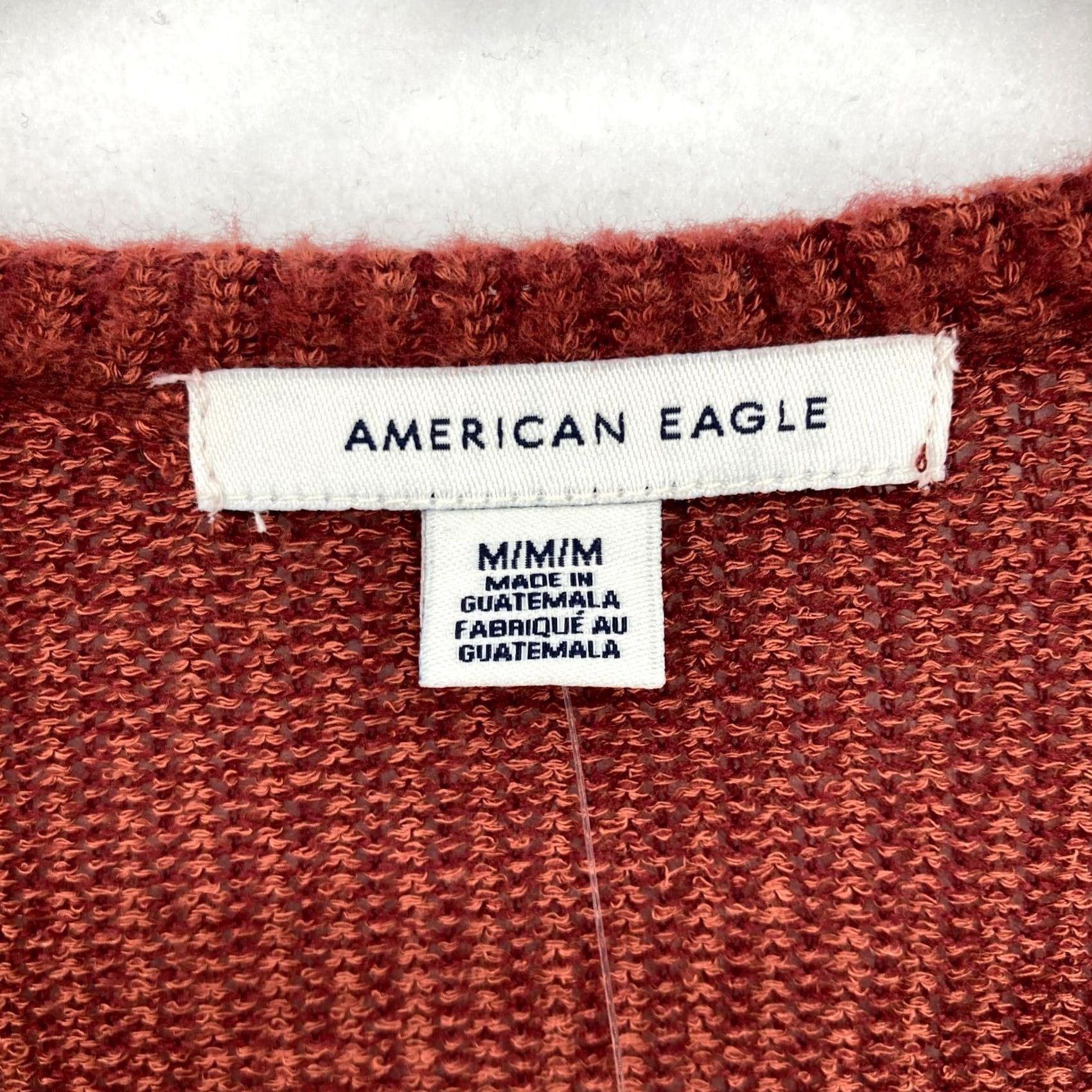 American Eagle Outfitters American Eagle Sweater Cardigan Red Medium Casual Boho Size M / US 6-8 / IT 42-44 - 4 Thumbnail