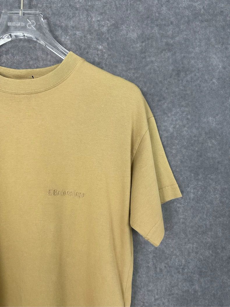 Balenciaga Balenciaga Khaki embroidered Logo short sleeve Size US XS / EU 42 / 0 - 5 Thumbnail