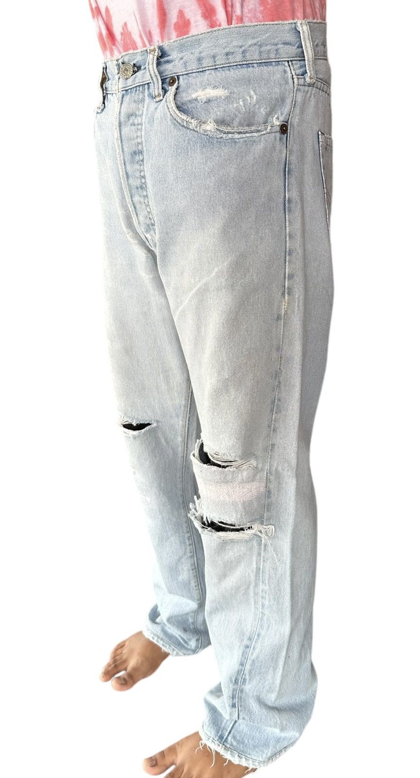 Levi's × Undercover × Vintage Levis Vintage Selvedge 80s Rare Item Size US 31 - 17 Thumbnail