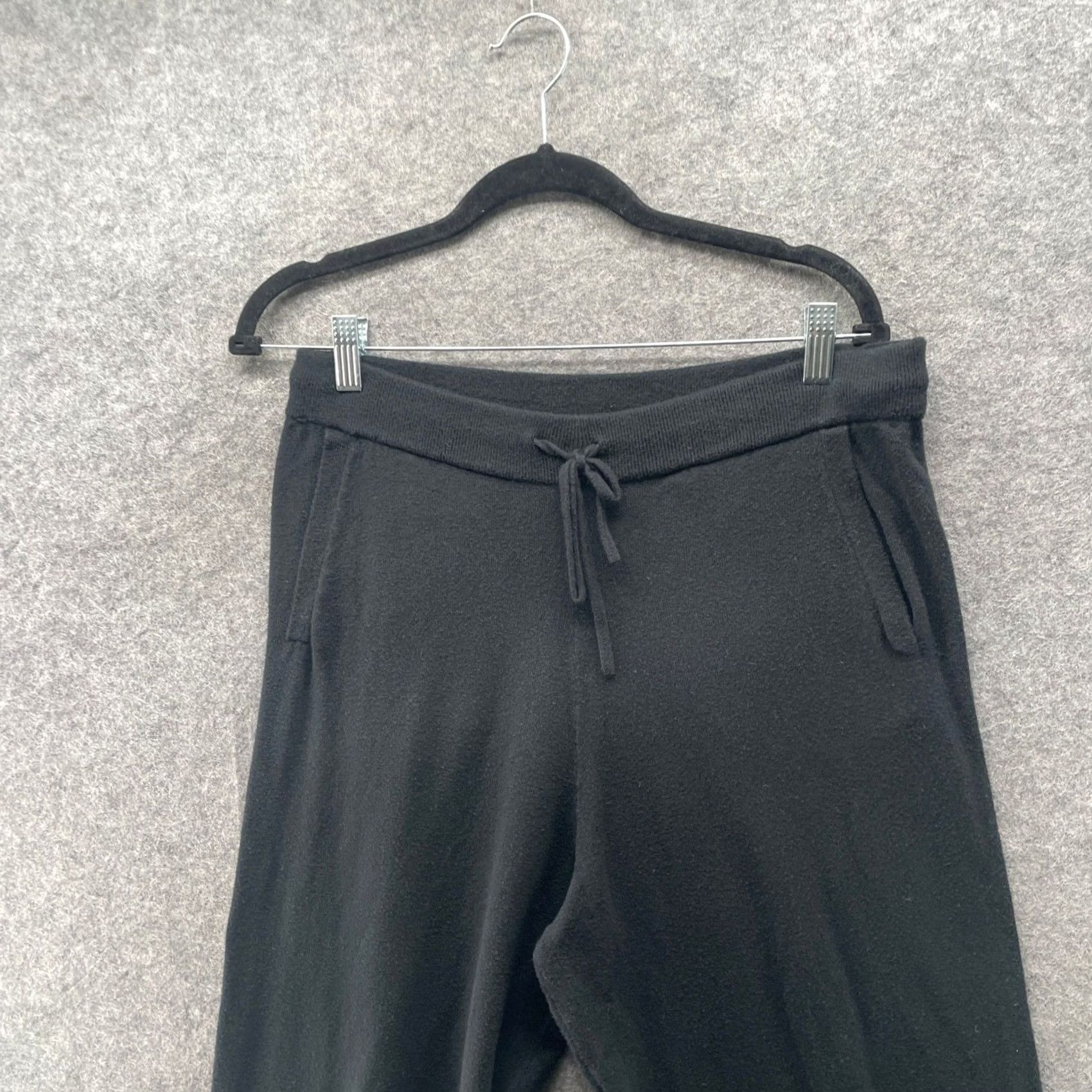 Gap Gap CashSoft Jersey Wide Leg Pants Womens M Black Knit Sweatpants Lounge Pants Size M / US 6-8 / IT 42-44 - 3 Thumbnail