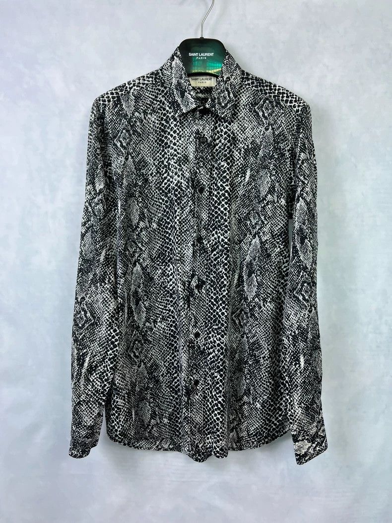 Yves Saint Laurent Saint Laurent size 37 14fw python shirt 2503-Nextarrow Size US S / EU 44-46 / 1 - 1 Thumbnail