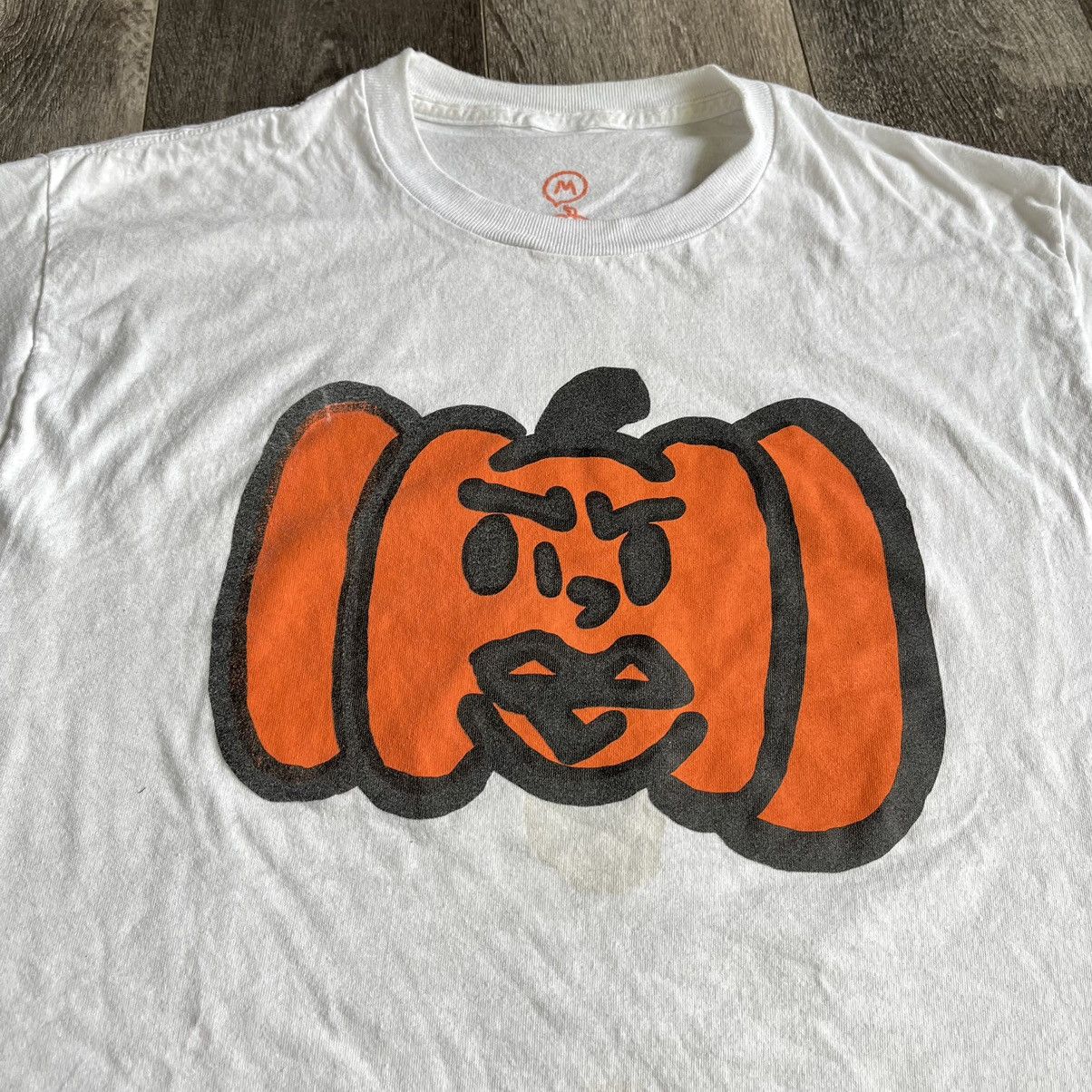 Other Custom Vintage Lips Brand Pumpkin Halloween Graphic T Shirt Size US M / EU 48-50 / 2 - 3 Thumbnail