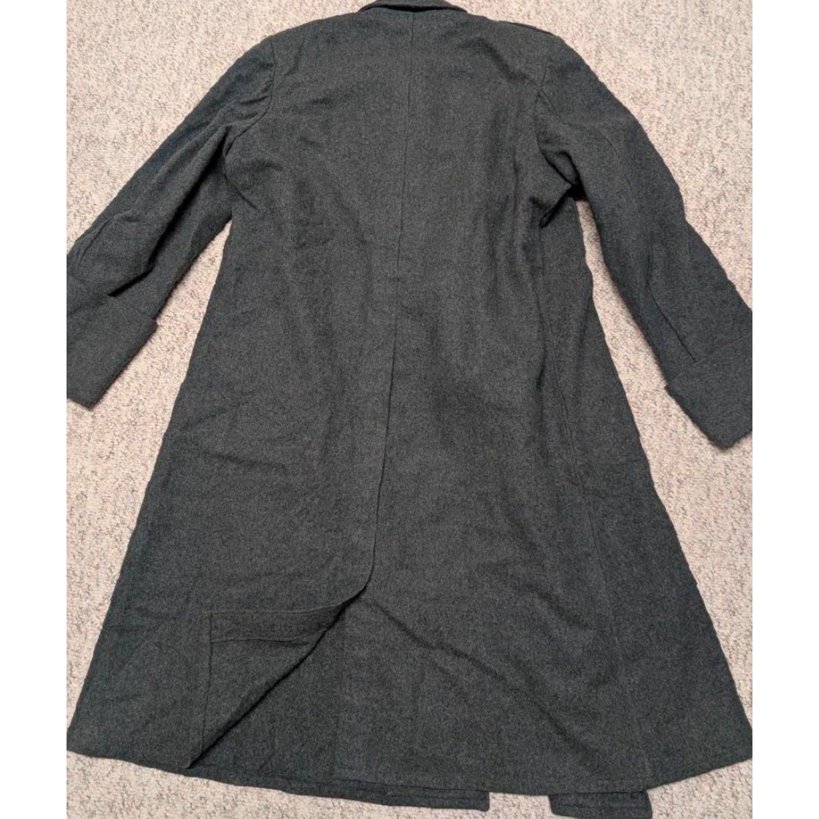 Doublet VINTAGE Swiss Military Overcoat Coat Wool Green 44 L Men Size 44 Chest Double Breasted Wool UK40s 44 in 18.5" Shoulders Mens Size US L / EU 52-54 / 3 - 2 Thumbnail