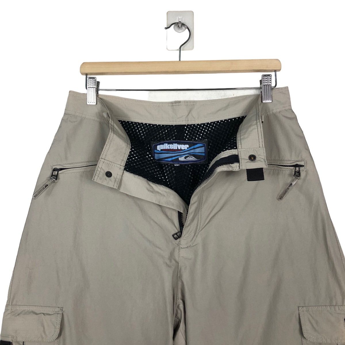 Japanese Brand Vintage Quicksilver Cargo Pants Multi Pocket Bondage Design Size US 32 / EU 48 - 13 Thumbnail
