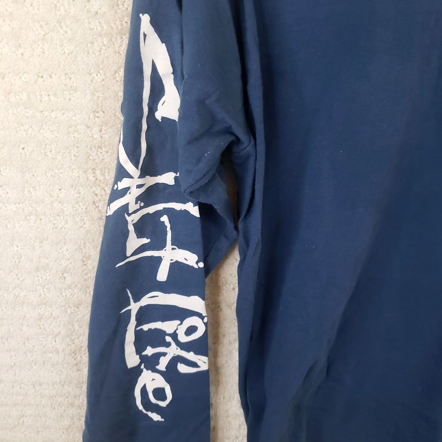 Vintage Salt Life Live Salty Men's Blue Long Sleeve Graphic Logo T-Shirt S Size US S / EU 44-46 / 1 - 6 Thumbnail