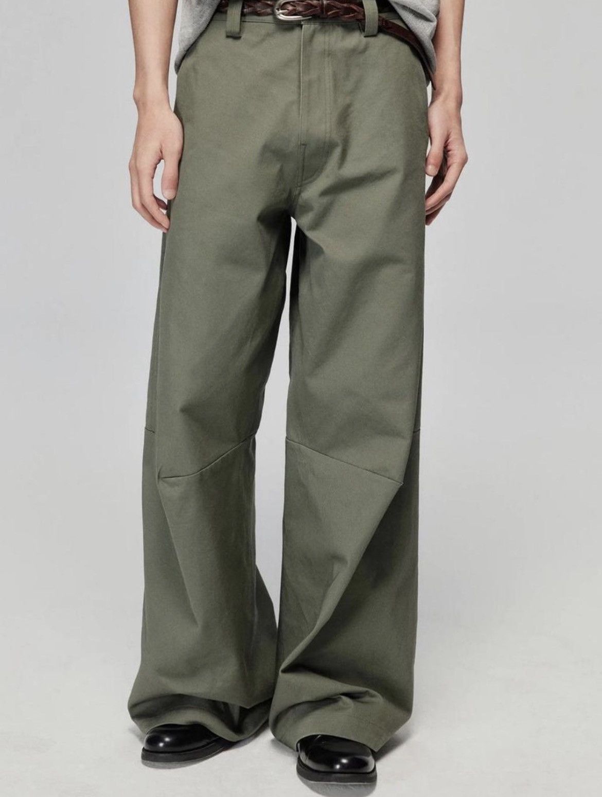SIMPLE PROJECT SIMPLE PROJECT WIDE COTTON PANTS Size US 29 - 1 Thumbnail
