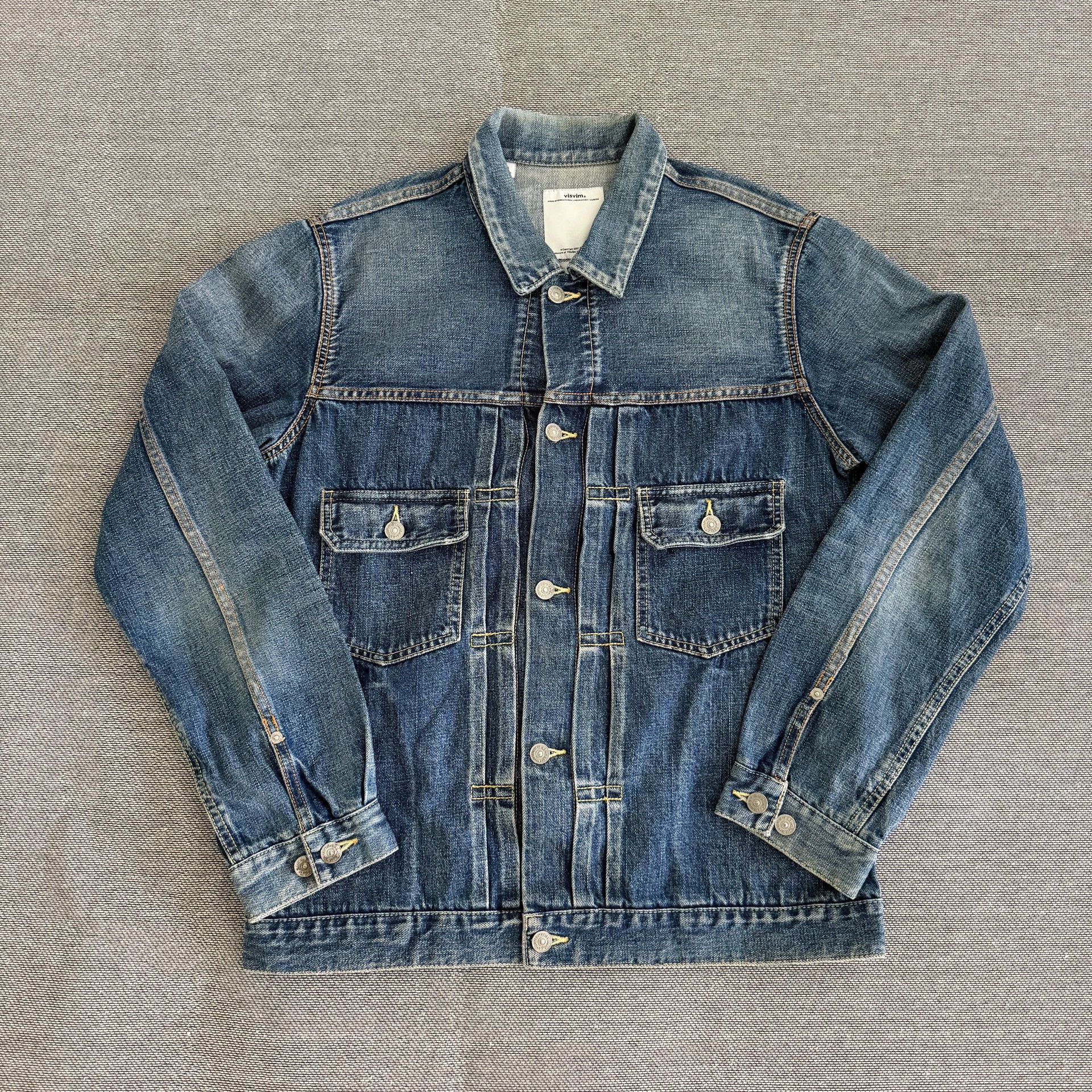 Visvim Visvim 101 14aw Type 2 Damaged Denim Jacket Size 4 Size US XL / EU 56 / 4 - 1 Thumbnail