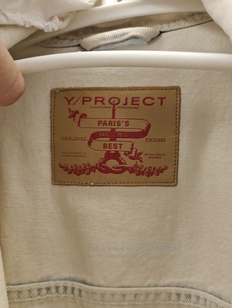 Y/Project Y/PROJECT Size XXS White two-piece stacked denim jacket Size XXS / US 00 / IT 34 - 4 Thumbnail