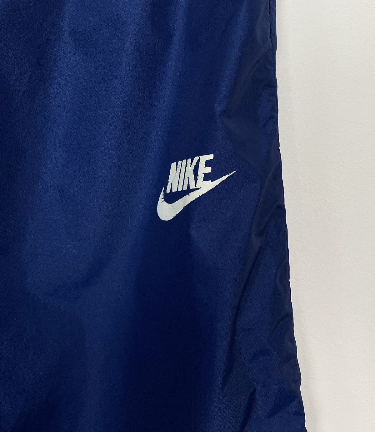 Nike Vintage 80s 90s Nike Windbreaker Nylon Pants Blue Jogger Size US 32 / EU 48 - 3 Thumbnail