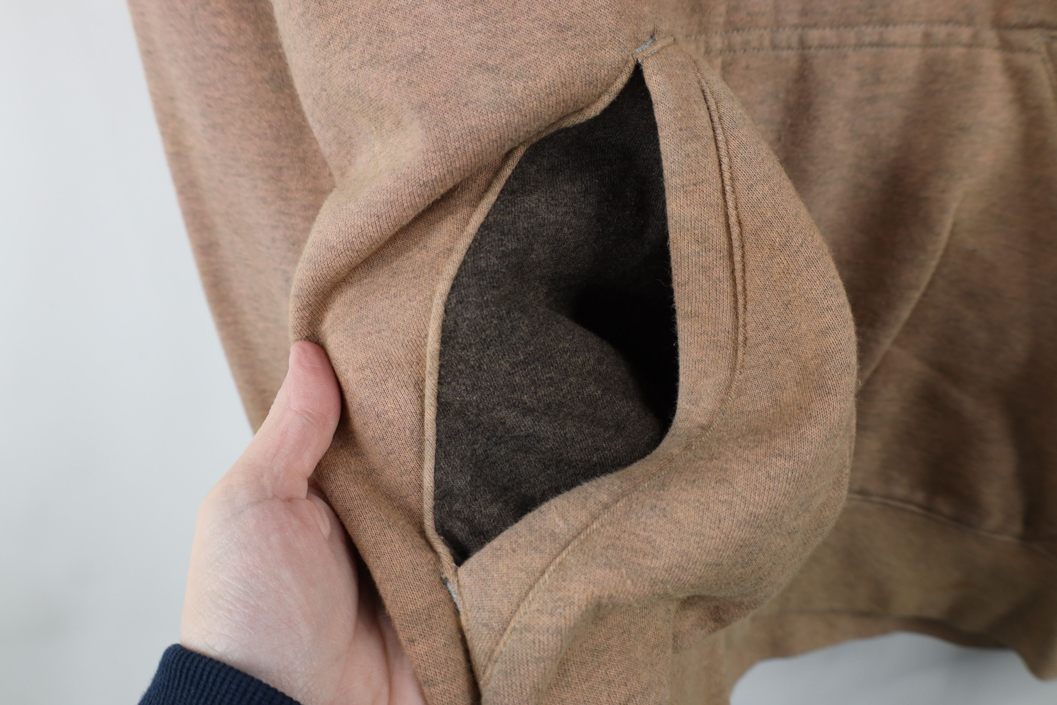Nike × Vintage Vintage Nike Scott Swoosh Hoodie Sweatshirt Heather Brown Size US M / EU 48-50 / 2 - 7 Thumbnail