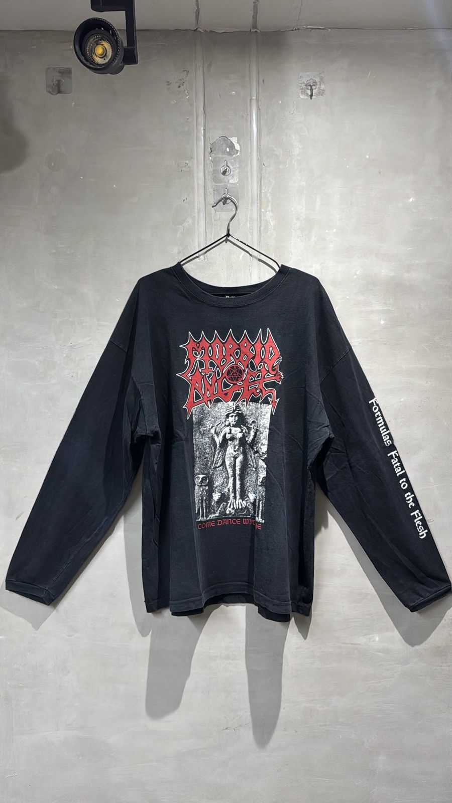 Vintage Morbid Angel Formulas Fatal To The Flesh Tour T-Shirt Long Sleeve XL, image size:900x1600