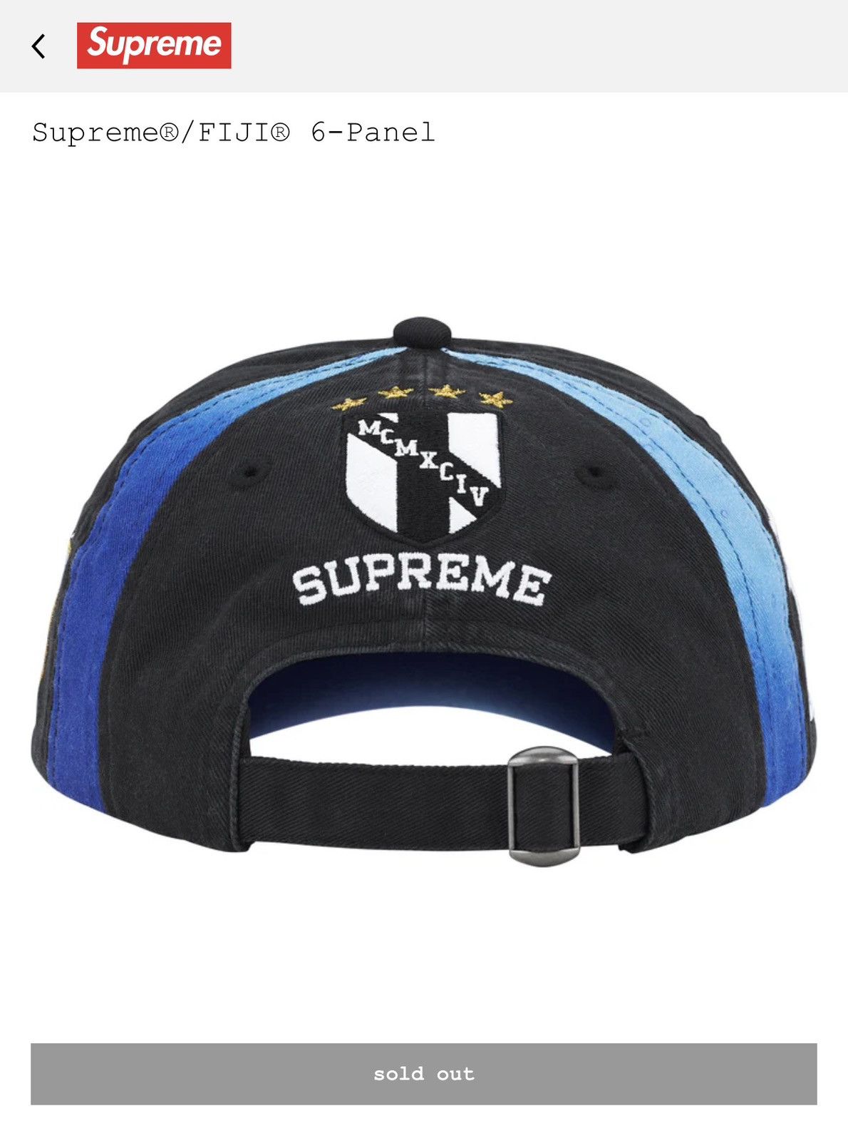 Supreme Supreme FIJI 6-Panel | Grailed