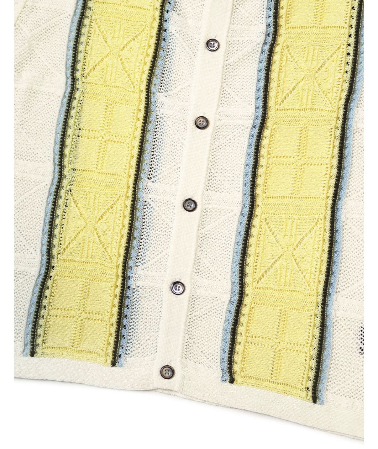 Kapital Kapital 12G Crochet Knit Tennessee Aloha Polo size 3 Size US L / EU 52-54 / 3 - 3 Thumbnail