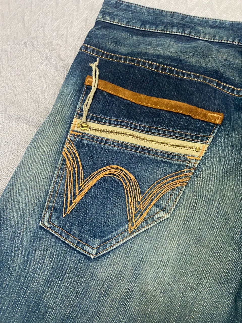 Edwin 💥Best offer💥Vintage Edwin Big Size Distressed Denim Size US 44 / EU 60 - 10 Thumbnail