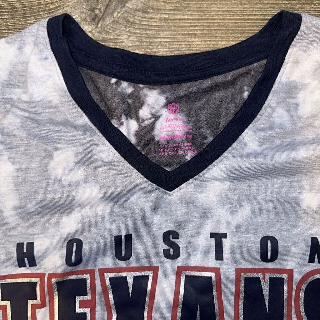 Target Basics Houston Texans Teens Juniors Med Short Sleeve Shirt. Gray. B Size M / US 6-8 / IT 42-44 - 3 Thumbnail
