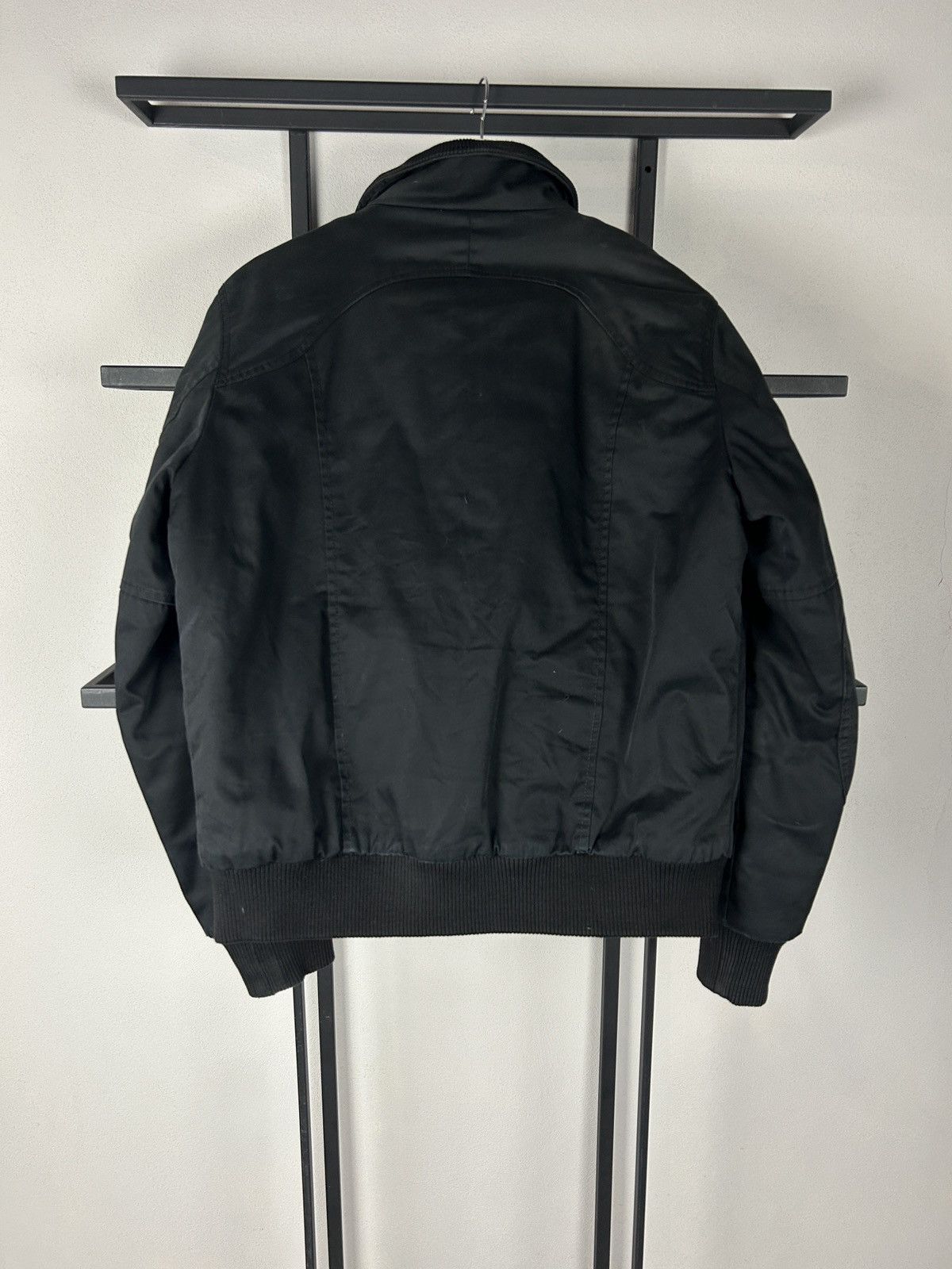 Japanese Brand VTG Avant Garde Rick Owens Style Cargo WAX Bomber Jacket 90s Size US M / EU 48-50 / 2 - 4 Thumbnail