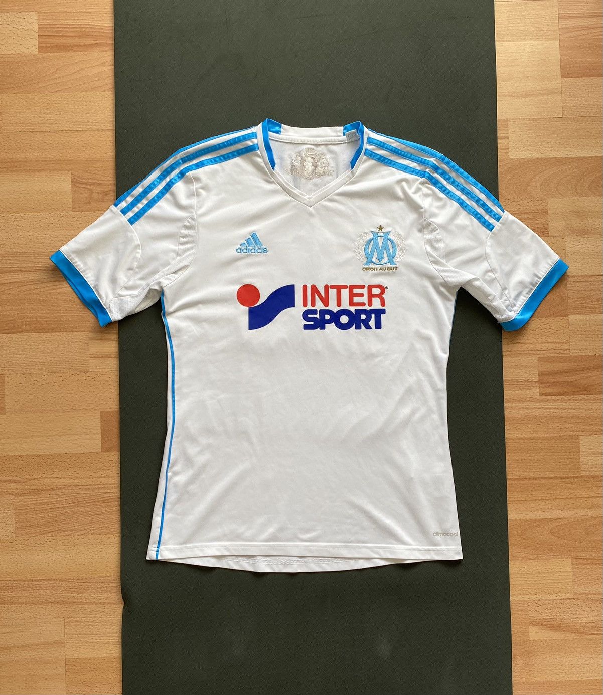 Adidas OLYMPIQUE MARSEILLE 2013/2014 HOME JERSEY #28 VALBUENA Size US M / EU 48-50 / 2 - 2 Thumbnail