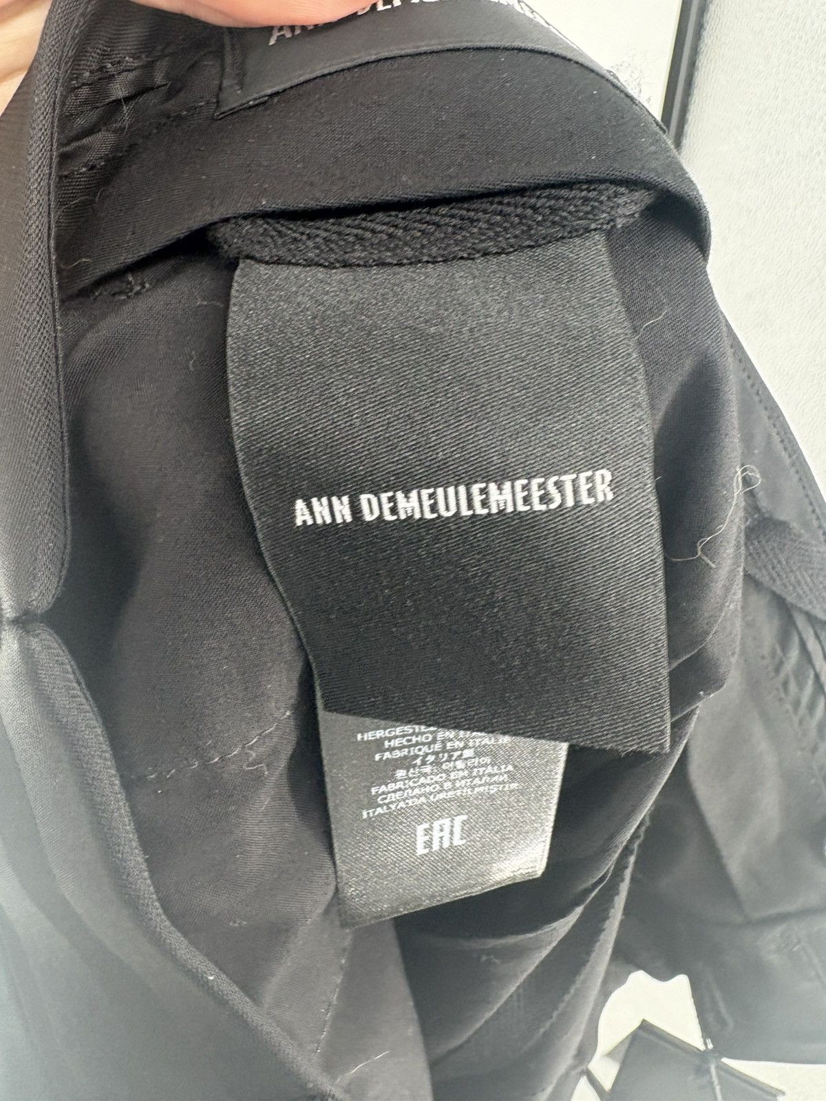 Ann Demeulemeester Ann Demeulemeester Wide Leg Trousers Size US 30 / EU 46 - 6 Thumbnail