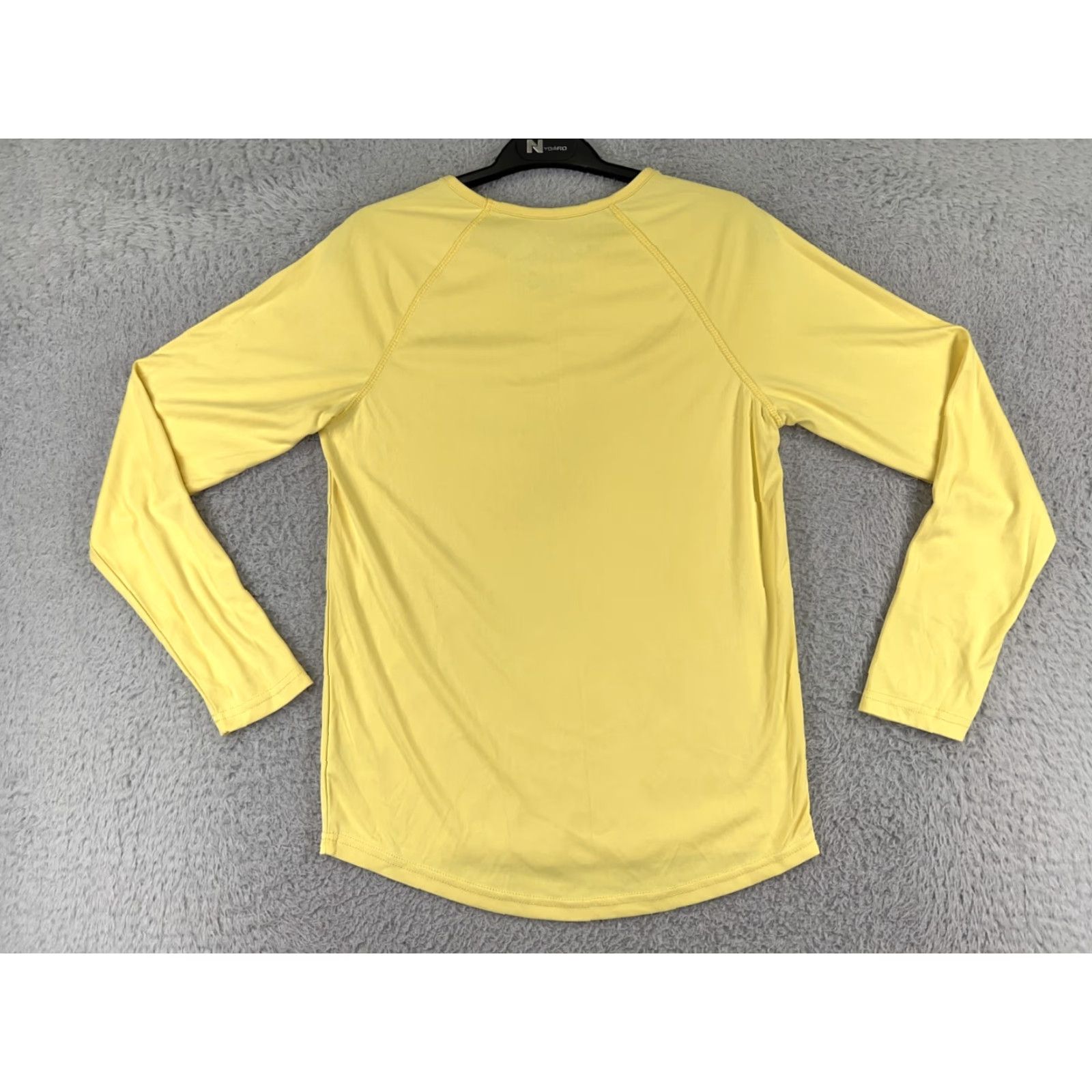 Alife Reel Life Shirt Womens Medium Yellow Long Sleeve 100% Polyester Lobster Fishing Size M / US 6-8 / IT 42-44 - 2 Thumbnail