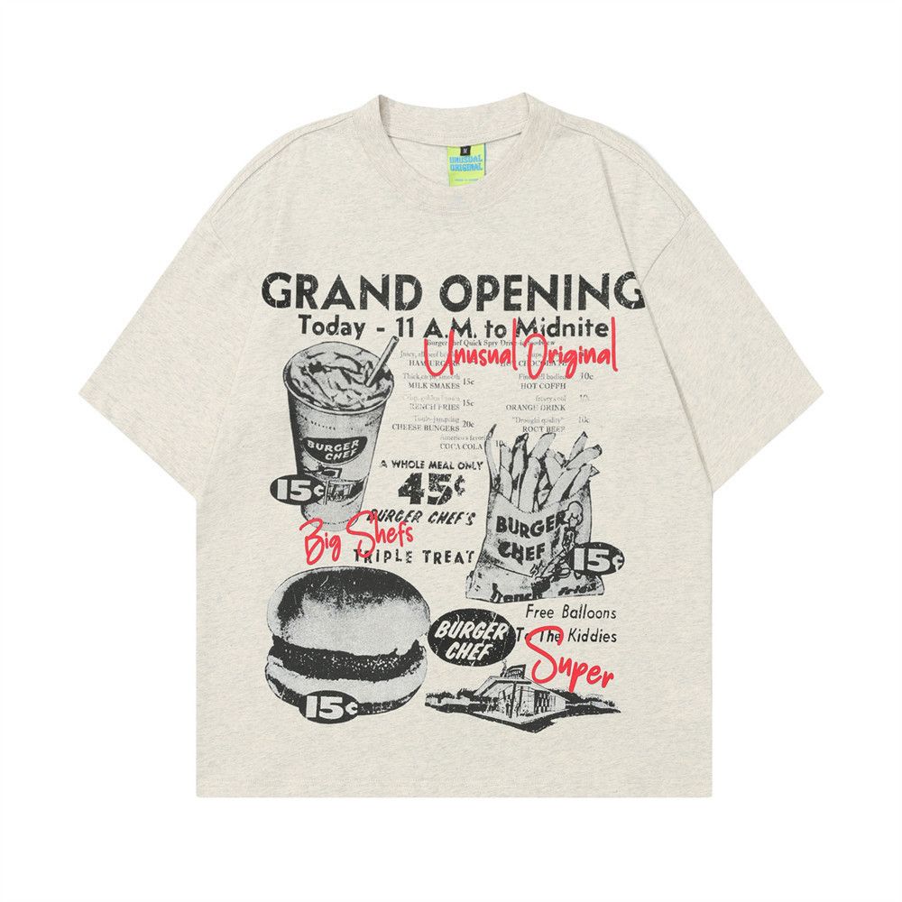 Japanese Brand × Vintage American hamburger and fries print short-sleeved T-shirt Size US M / EU 48-50 / 2 - 1 Thumbnail