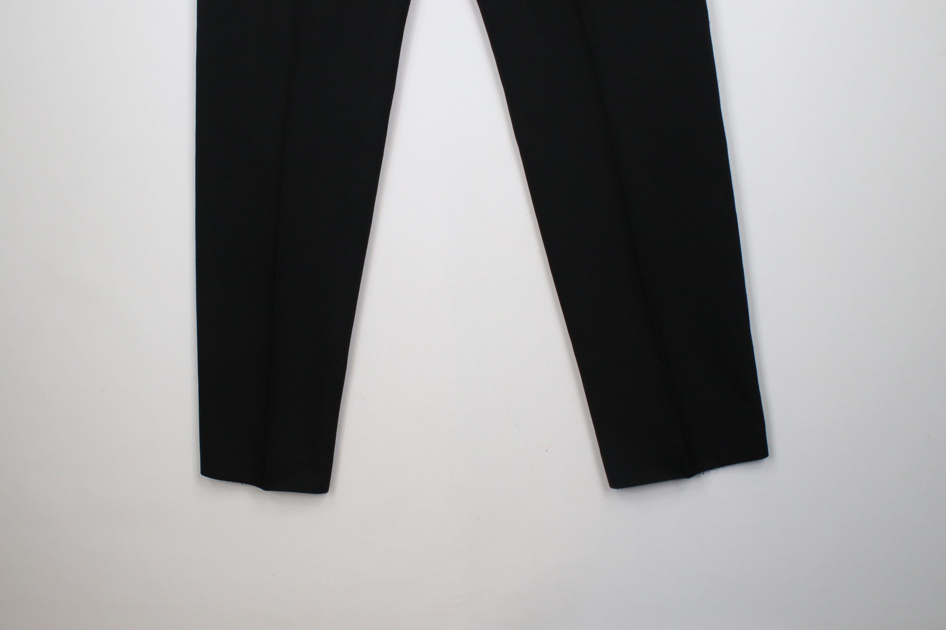 Vintage Vintage 70s Streetwear Flared Wide Leg Chino Pants Black Size US 33 - 15 Thumbnail