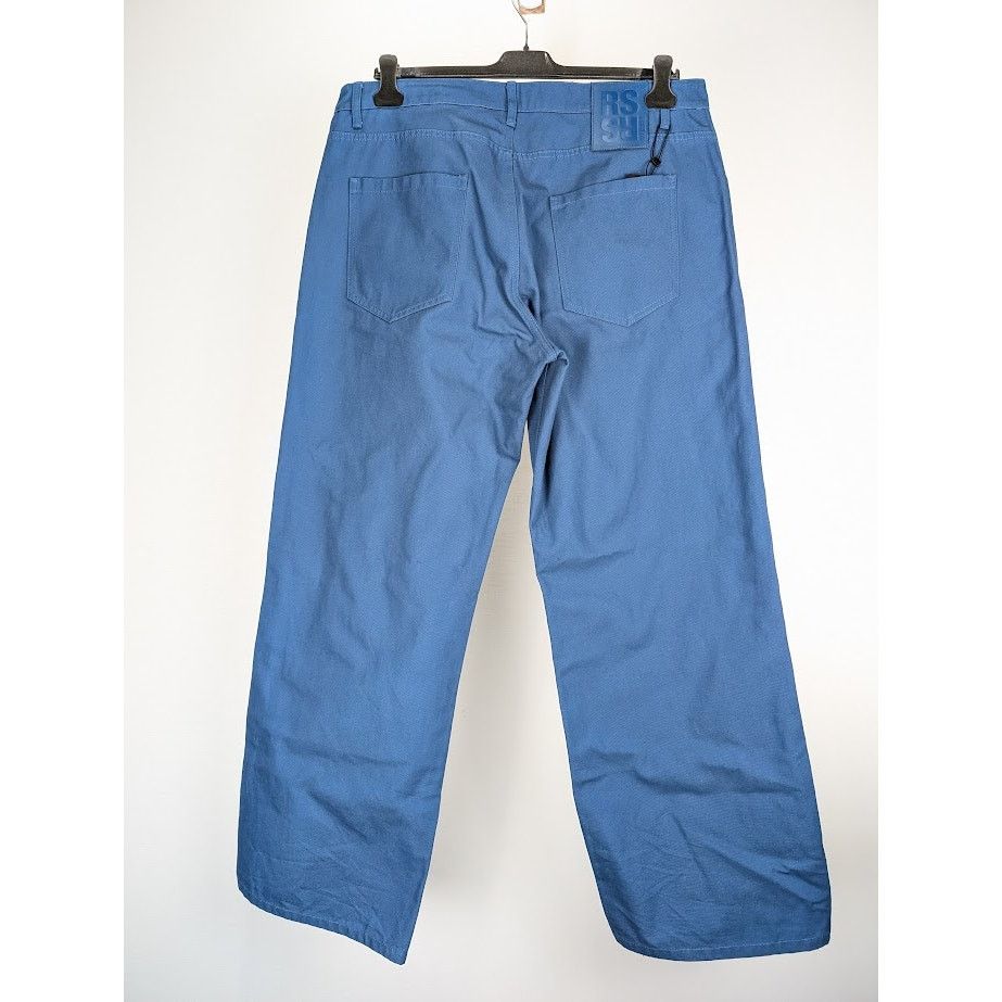 Raf Simons o1rshd1 Wide Fit Denim Workwear Pant in Blue Size US 36 / EU 52 - 12 Thumbnail