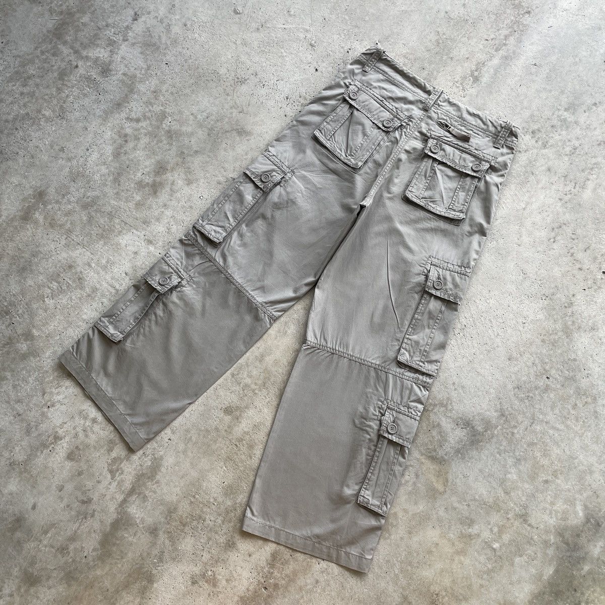 W31 Vintage NII 9 Pocket Baggy Cargo Tactical Pants Utility