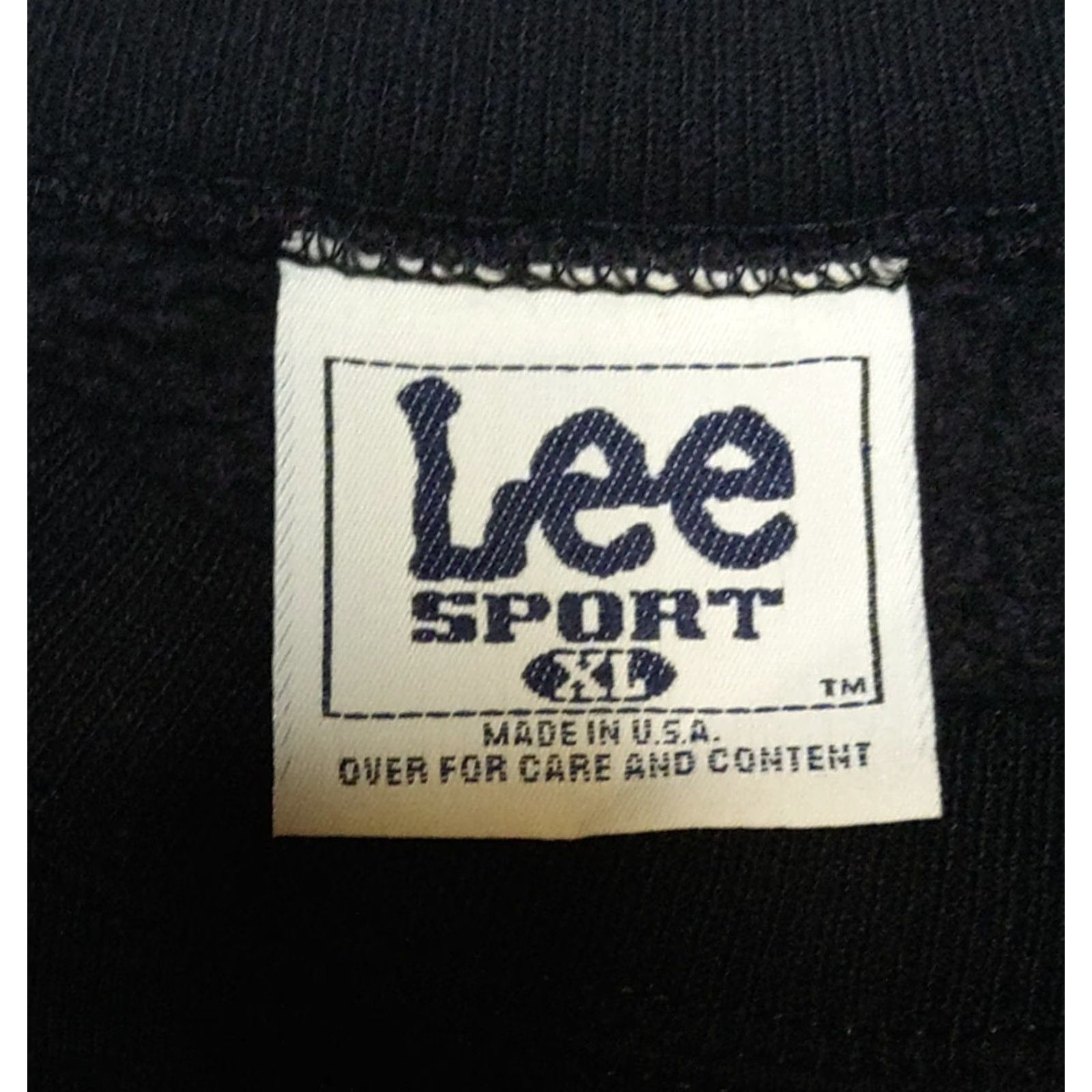Lee VINTAGE Lee Sport Iowa Hawkeyes Pullover Sweatshirt Crewneck XL Black USA Size US XL / EU 56 / 4 - 5 Thumbnail