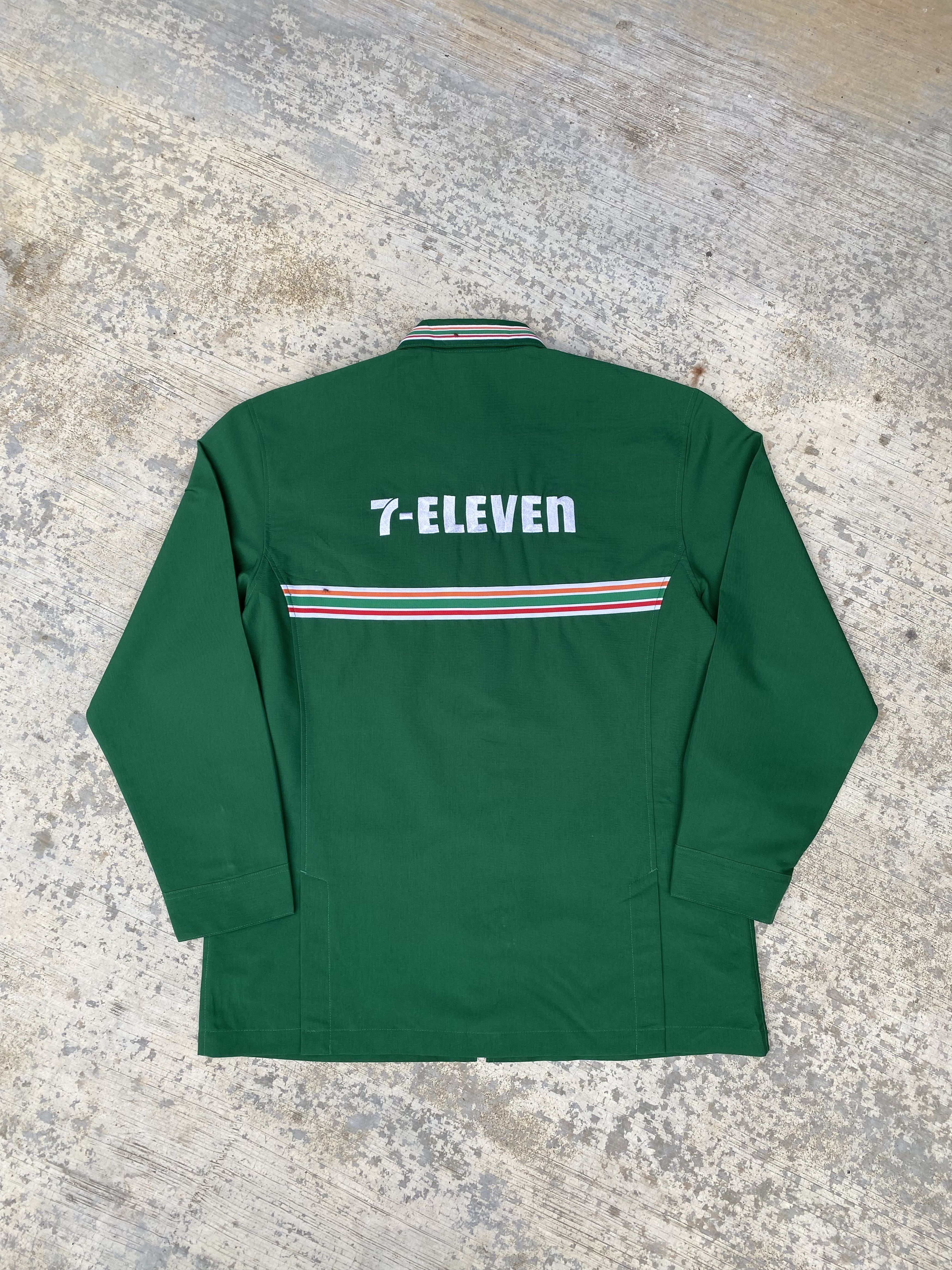 Uniform Wares Vintage 7-eleven woven spellout workshirt uniform Size US M / EU 48-50 / 2 - 2 Thumbnail