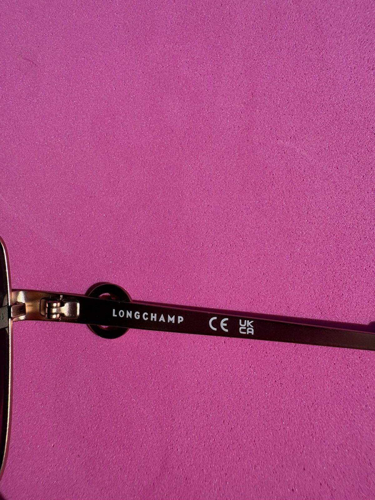 Longchamp Longchamp Pink Champagne Sunglasses Size ONE SIZE - 6 Thumbnail