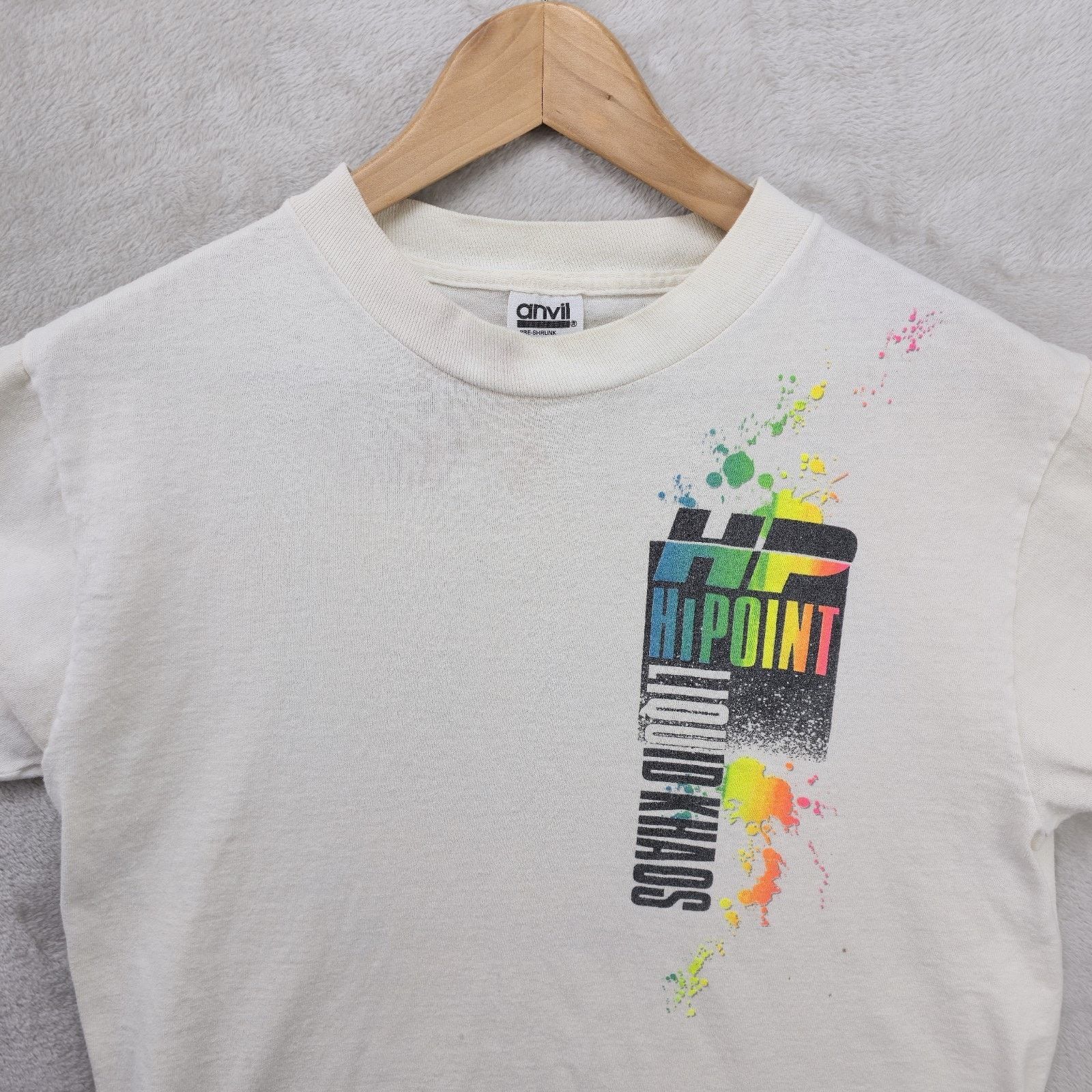 Anvil Vintage HP Hi Point Liquid Khaos Shirt Mens Medium White Size US M / EU 48-50 / 2 - 3 Thumbnail
