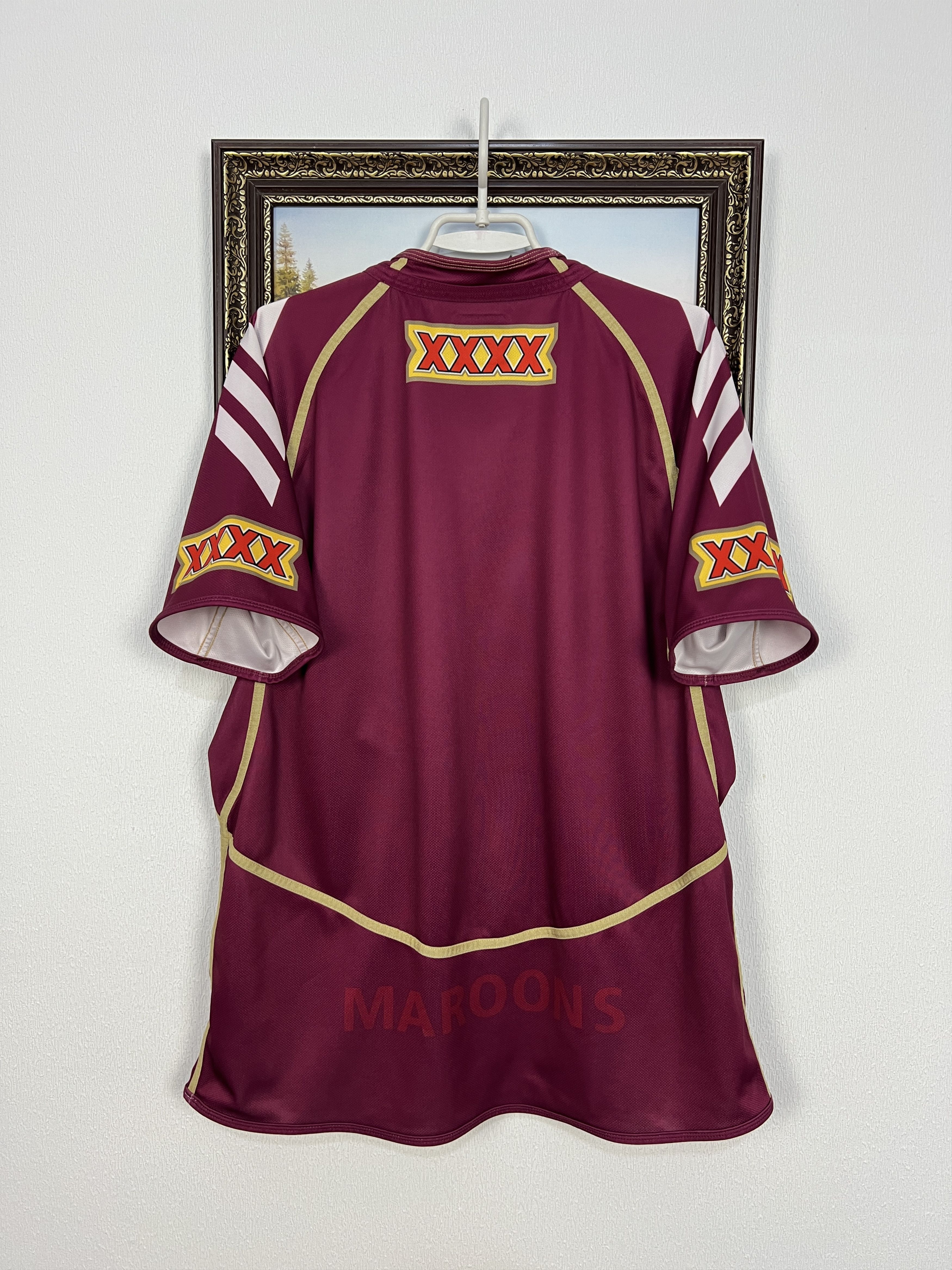 Canterbury of New Zealand Queensland Maroons Holden State Of Origin Canterbury Jersey Size US XL / EU 56 / 4 - 9 Thumbnail