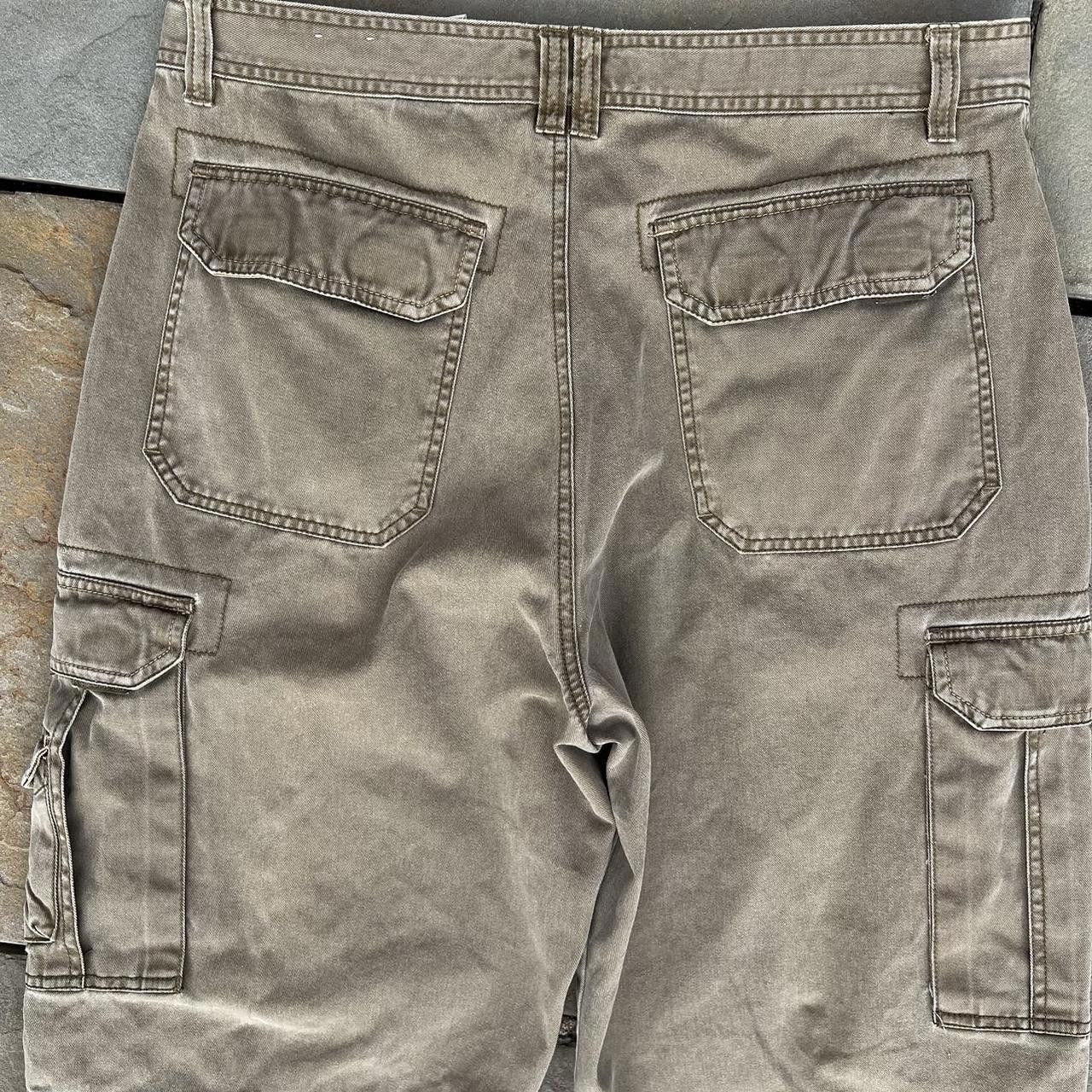 UNIONBAY Y2K Utility Cargo Pants Dark Khaki Size US 36 / EU 52 - 5 Thumbnail
