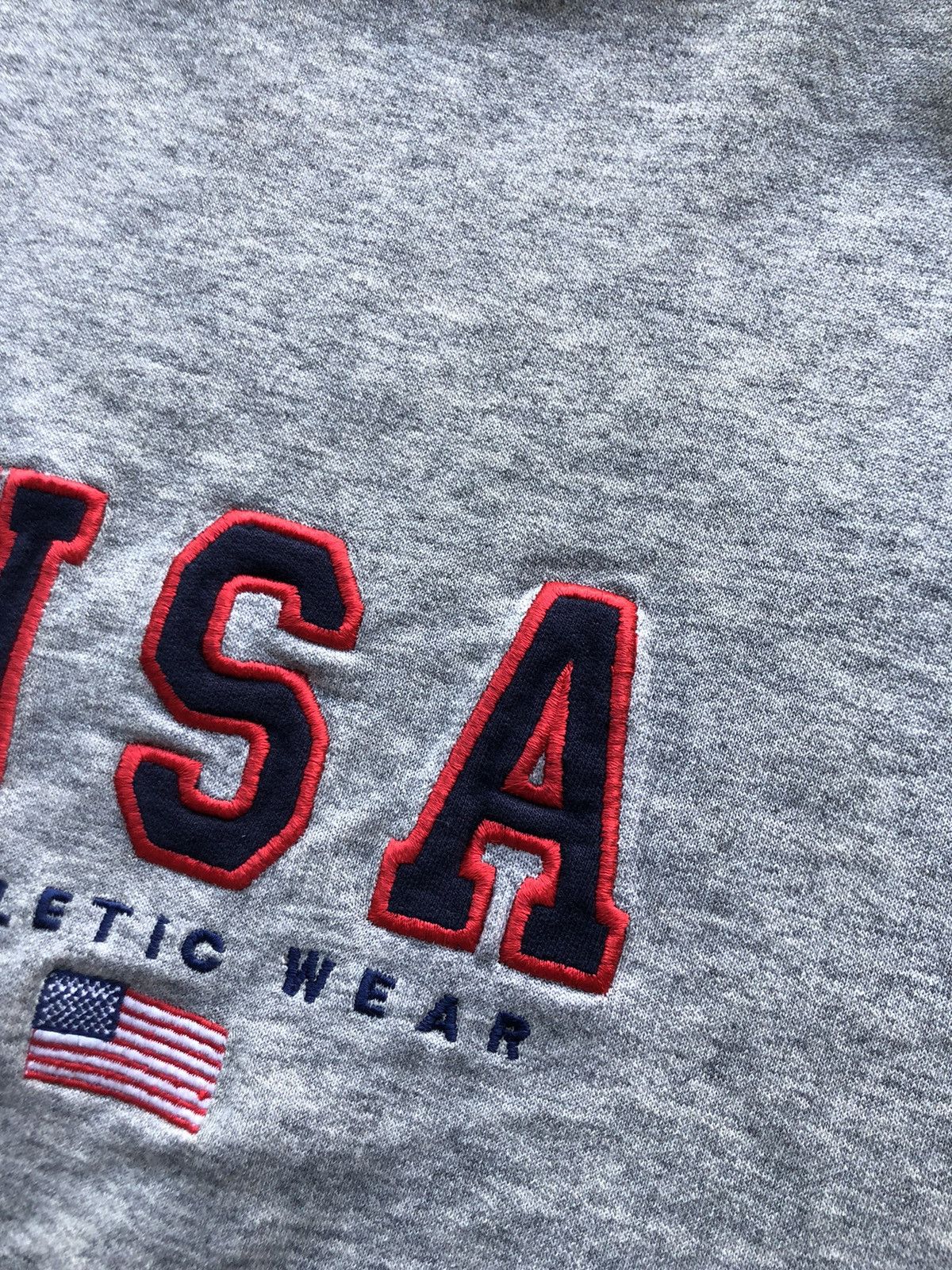 USA Olympics Vintage USA Athletic Wear Grey Sweatshirt Retro Style Size US XL / EU 56 / 4 - 11 Thumbnail