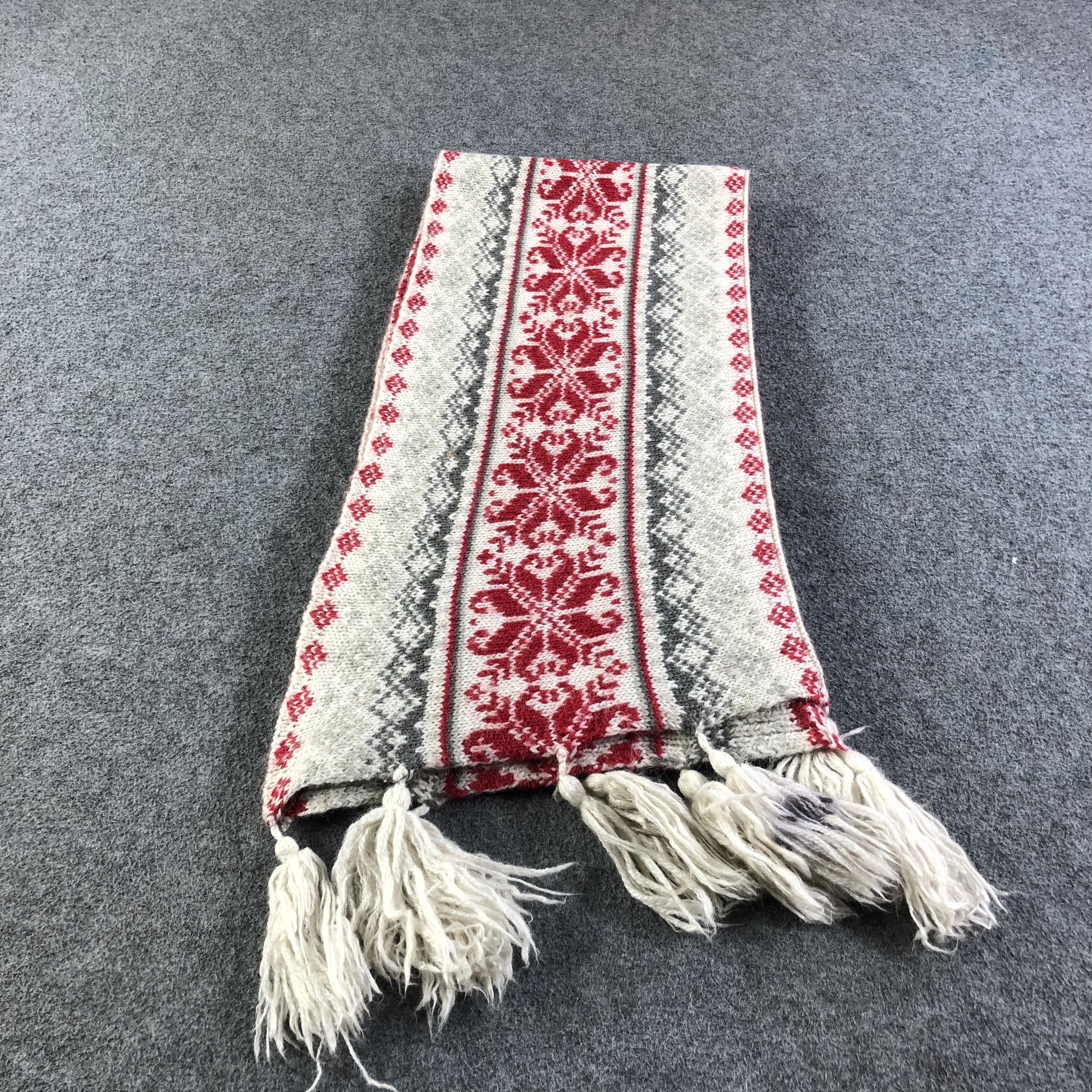 Eddie Bauer Eddie Bauer Native Design Wool Scarf Muffler V1246 Size ONE SIZE - 1 Thumbnail